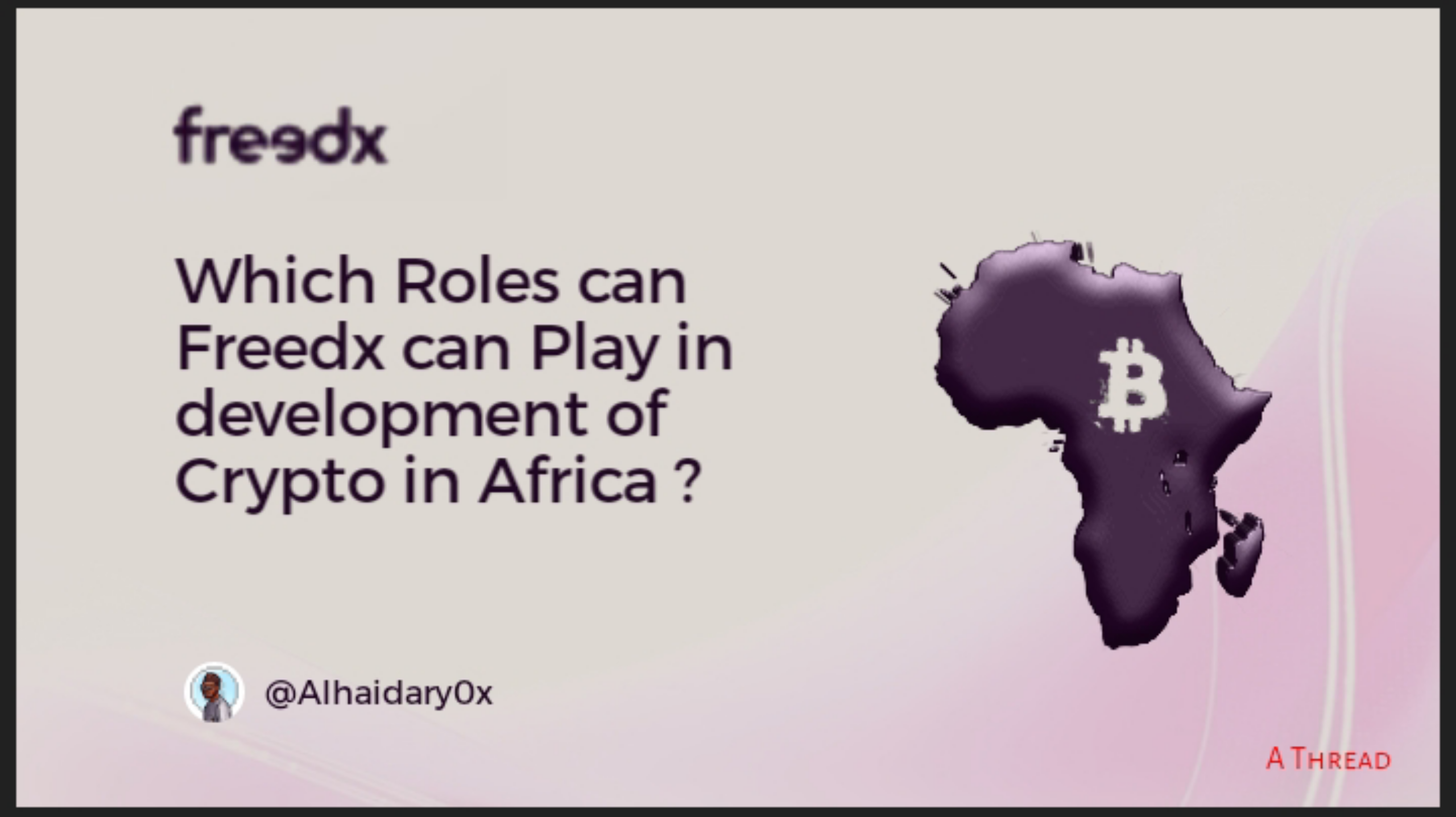 Which Roles Can Freedx Play in the Development of Crypto in Africa? 