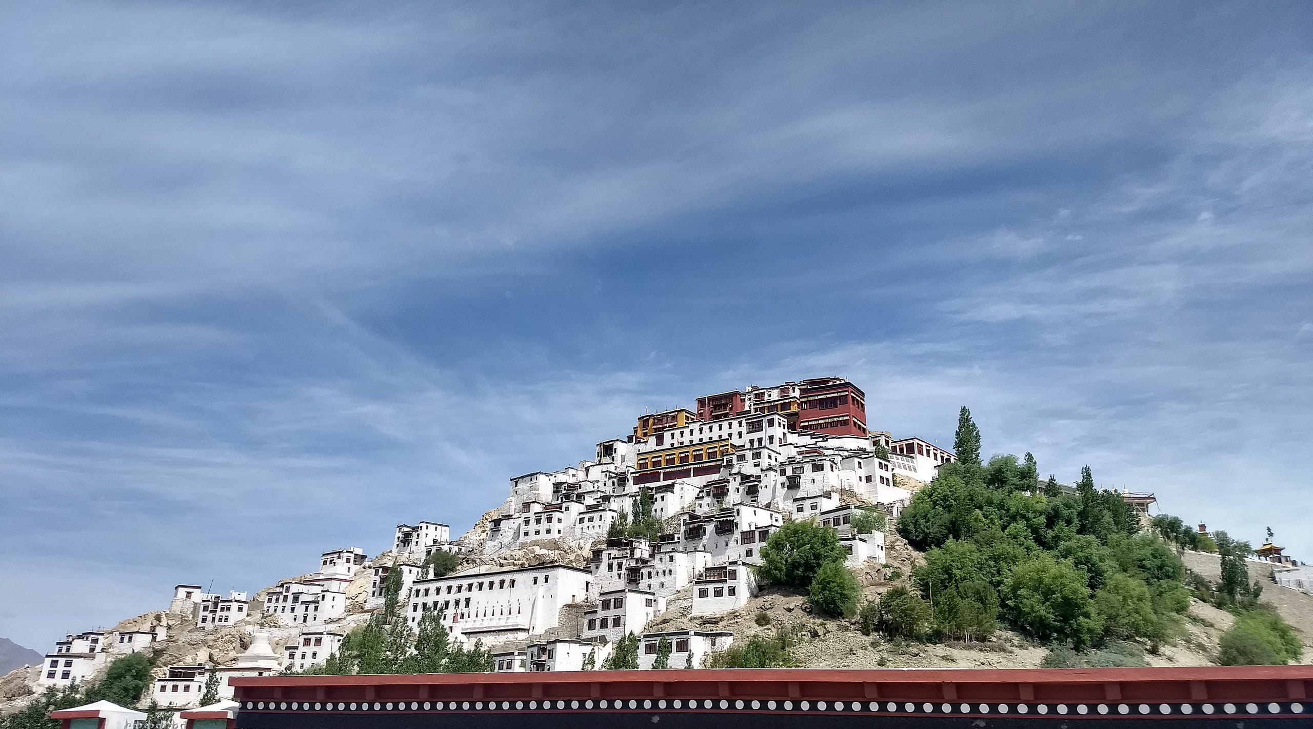 Location: Thiksay Monastery, Leh Manali Highway, India. Photographer: Self. 