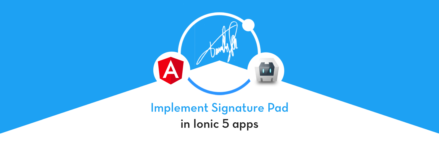 Implement Signature Pad in Ionic 5 apps