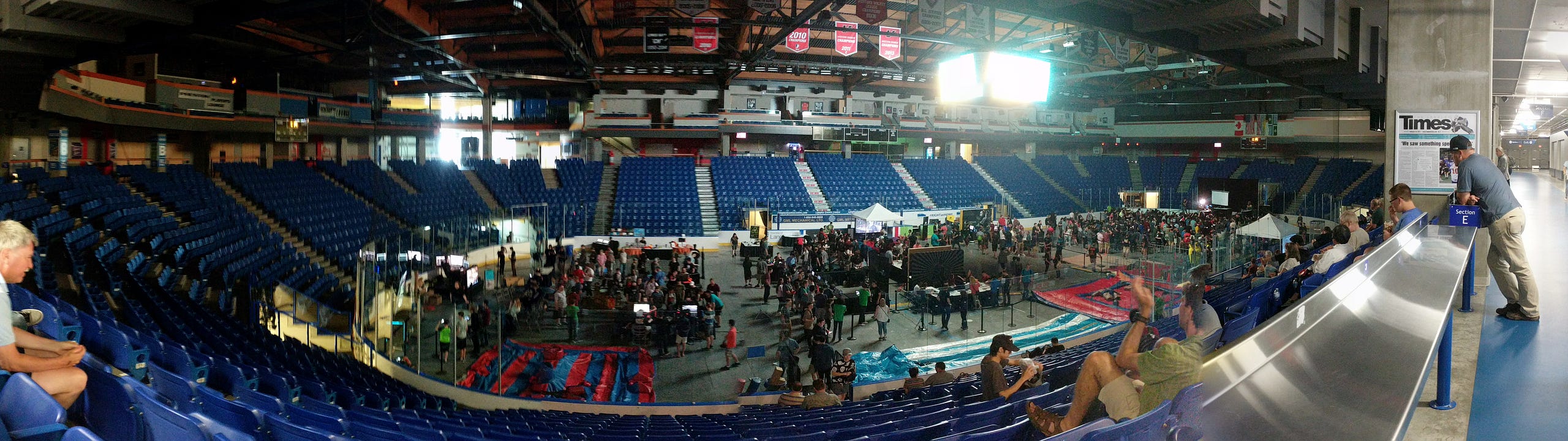 (Bad) Panorama of the floor