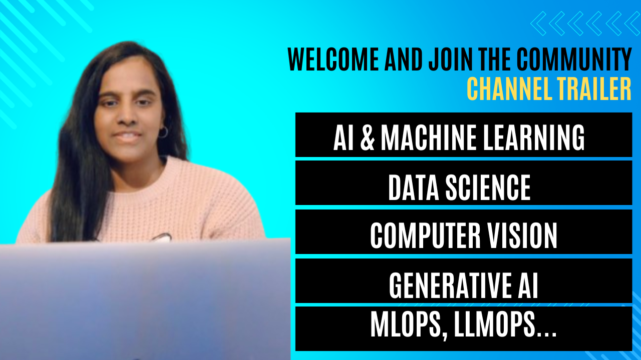 Join the Community in AI, ML, Data Science, ,Computer Vision, Data Science, GenAI, NLP, MLOps, LLMOps – Let’s Learn Together