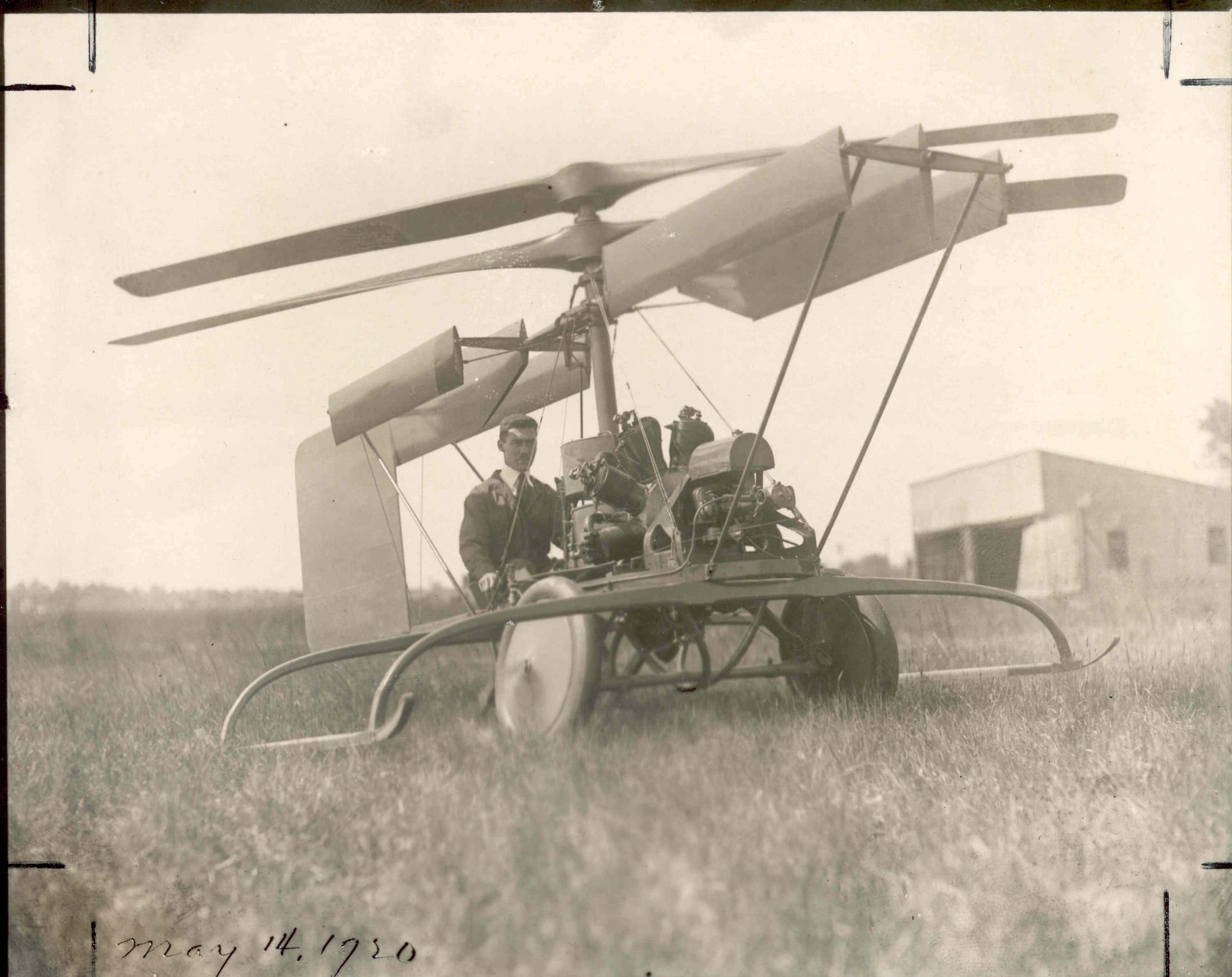 The father-son duo who built experimental helicopters
