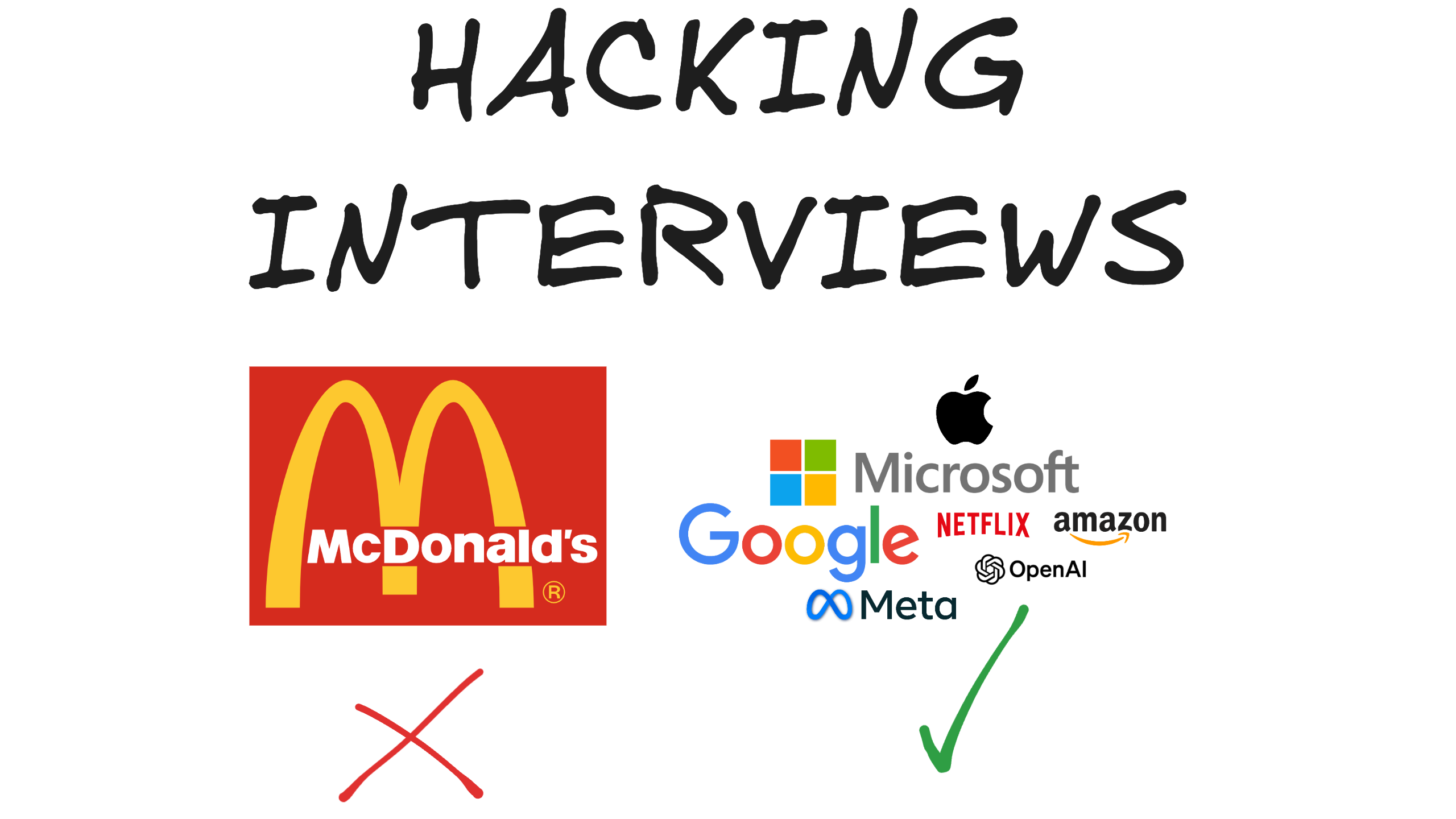 Hacking Computer Science Interviews using Computer Science