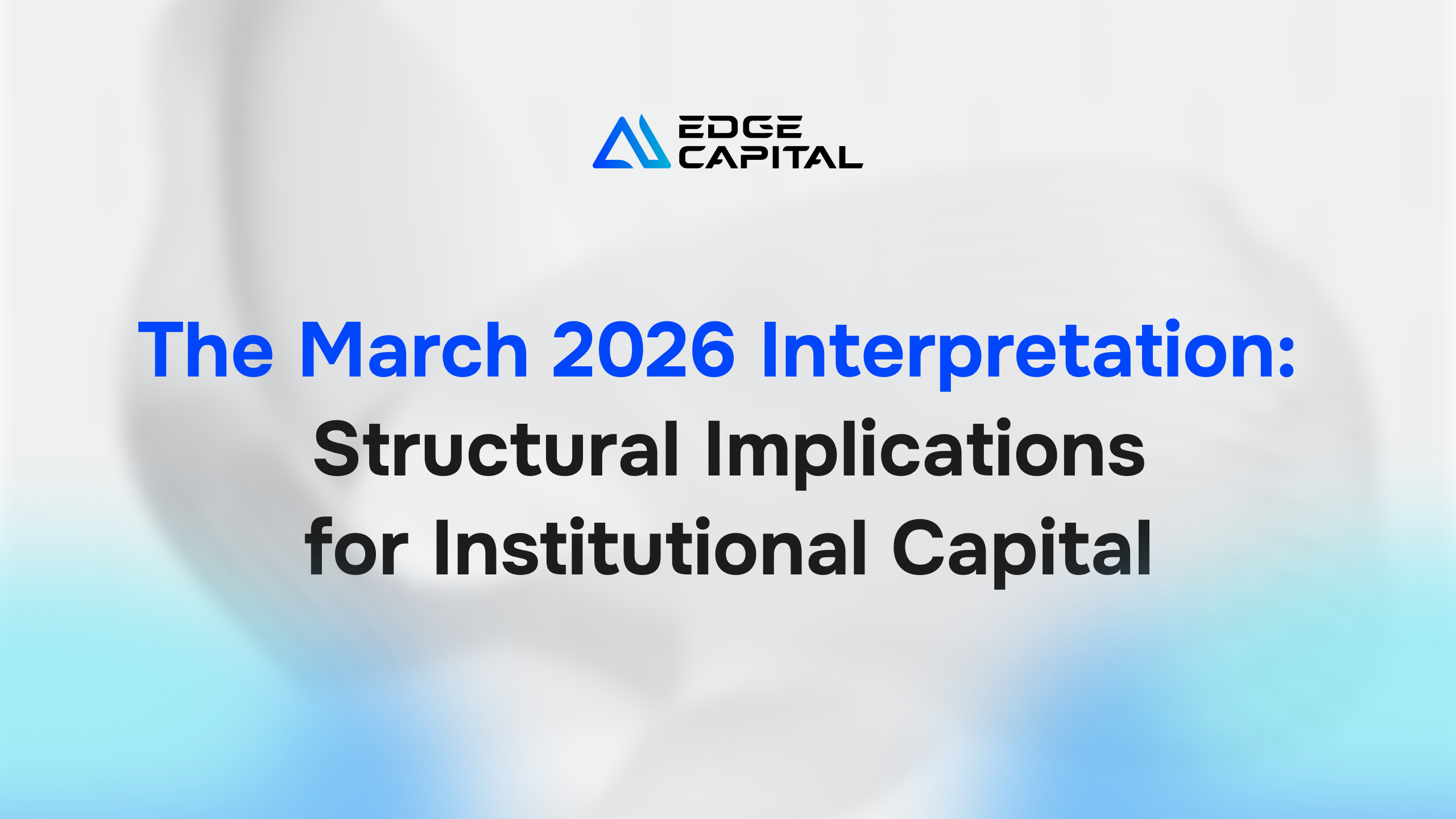 A Unified Federal Framework for Digital Assets