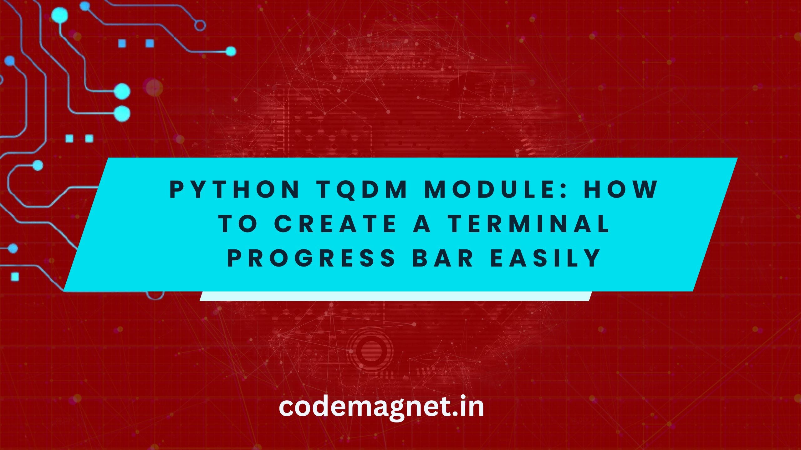 Effortlessly track your Python tasks with the tqdm module — create sleek, real-time terminal…
