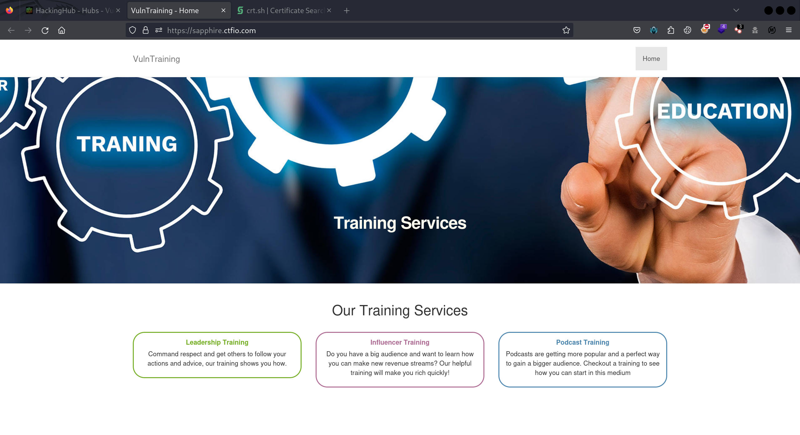 Hacking Hub — Vuln Training Walkthrough