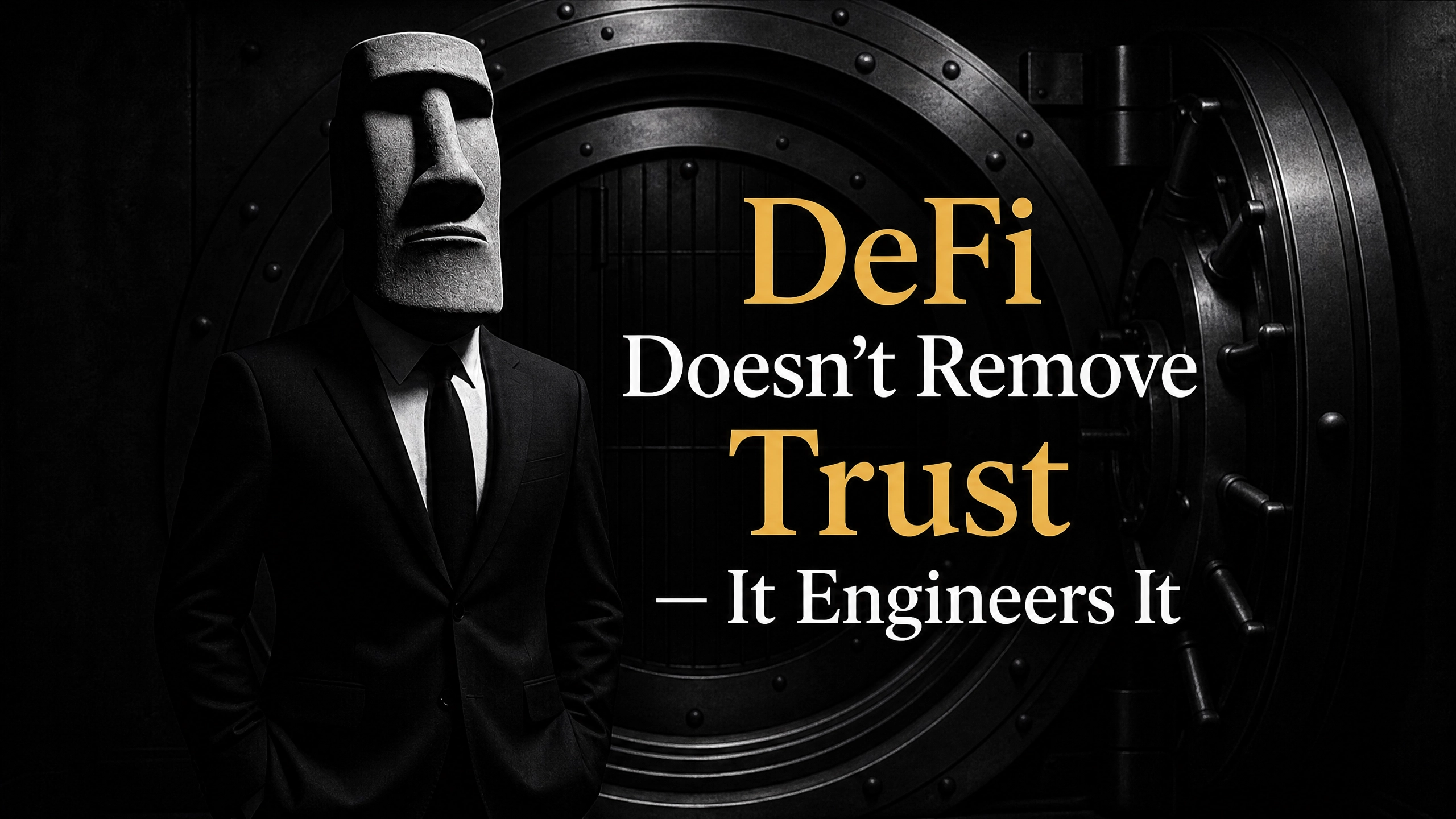 DeFi Doesn’t Remove Trust — It Engineers It