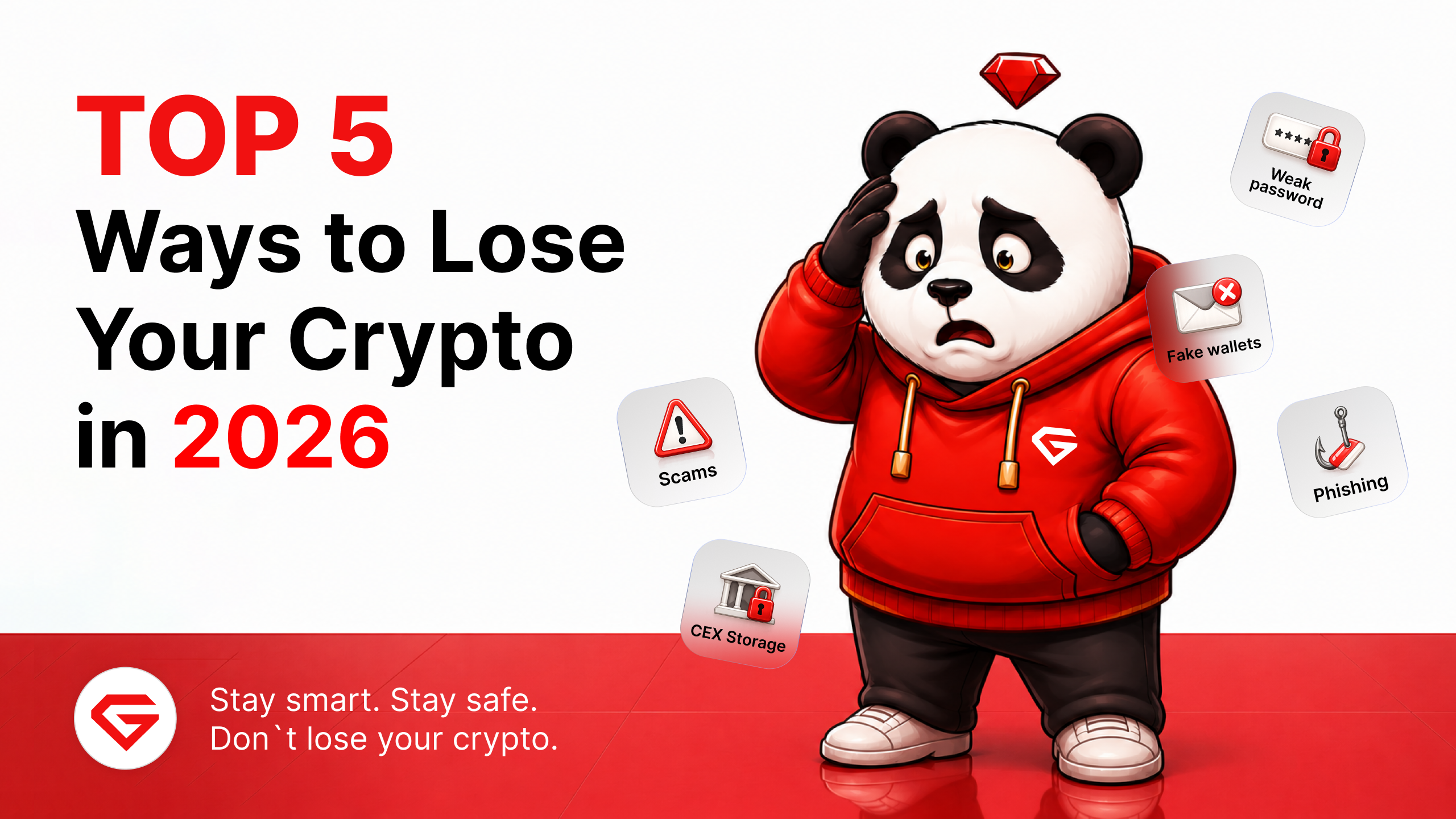 Top 5 Ways to Lose Your Crypto in 2026, And How to Stop