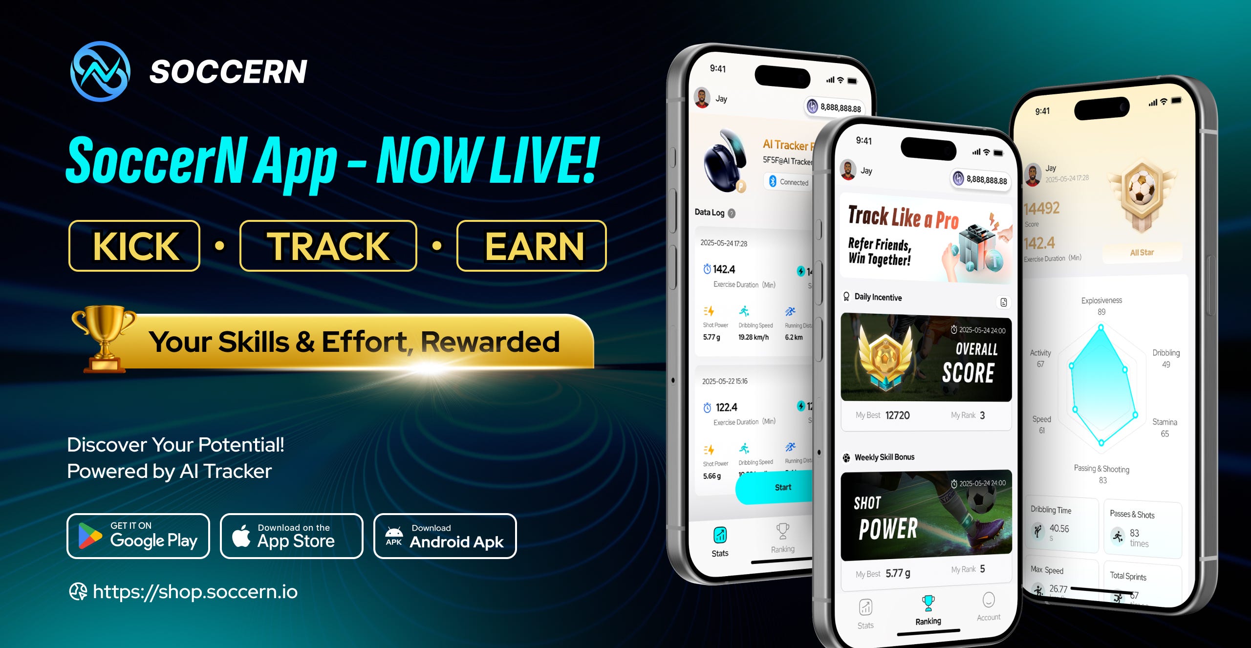 SoccerN Launches on App Stores: Pioneering ‘Play and Earn’ in Real Football