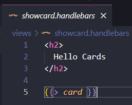 Example adding the partial to my showcard view