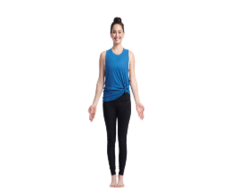 Yoga poses : Mountain Pose (Tadasana)