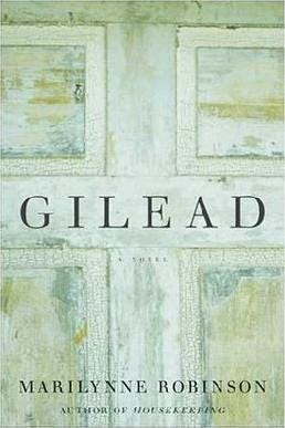 Book cover for Gilead by Marilynne Robinson (2004).