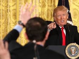 Image result for trump bars press