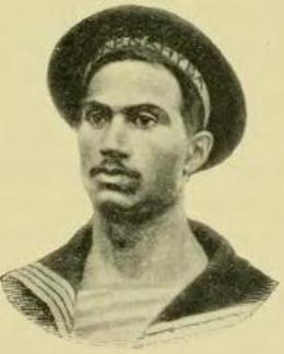 Figura do marinheiro Marcílio Dias publicada no livro “A Patria Brazileira” de 1903.