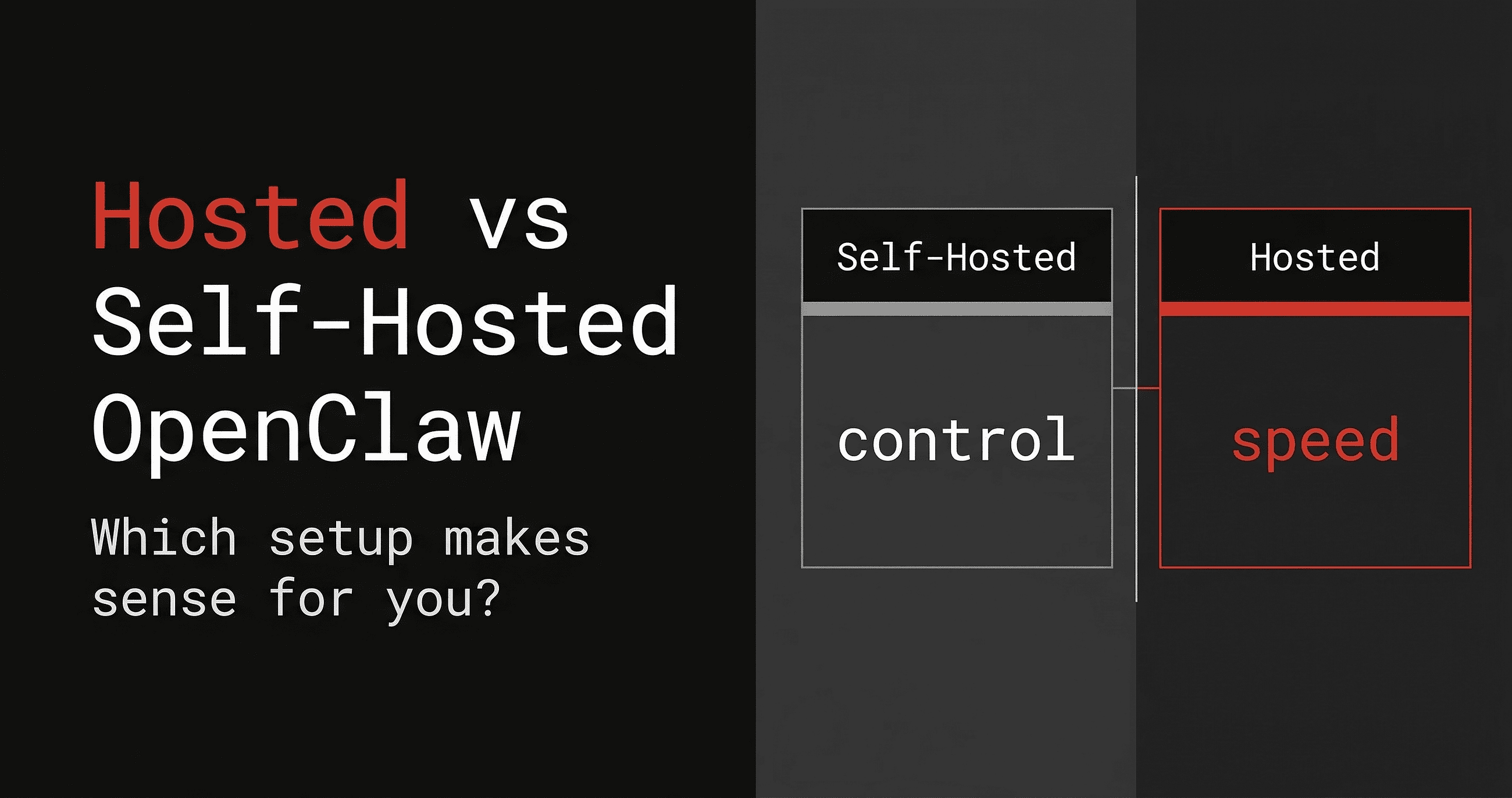 OpenClaw hospedado ou OpenClaw autohospedado: qual escolher?