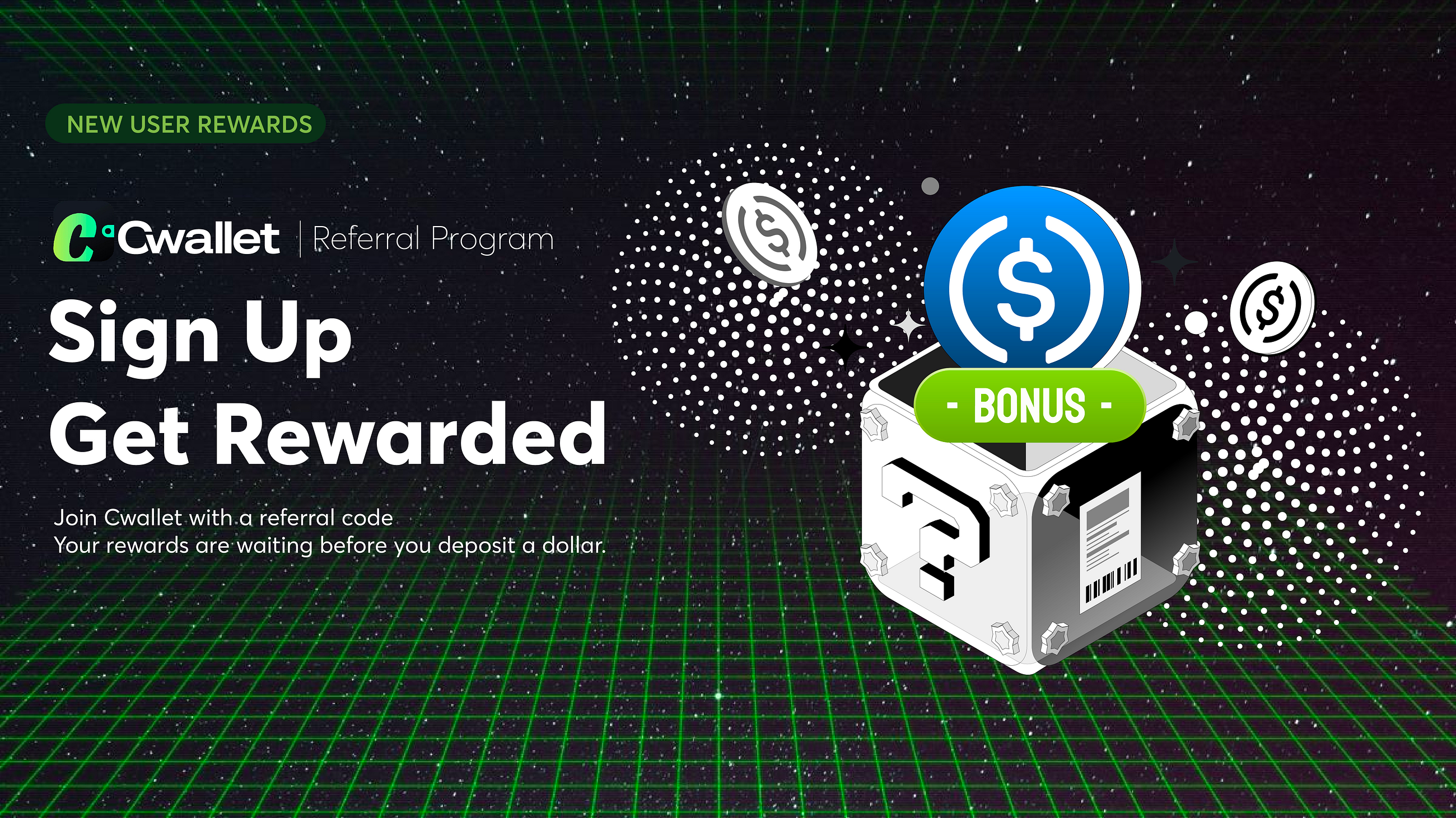 Crypto Sign-Up Bonus With No Deposit: What Cwallet Actually Gives New Users