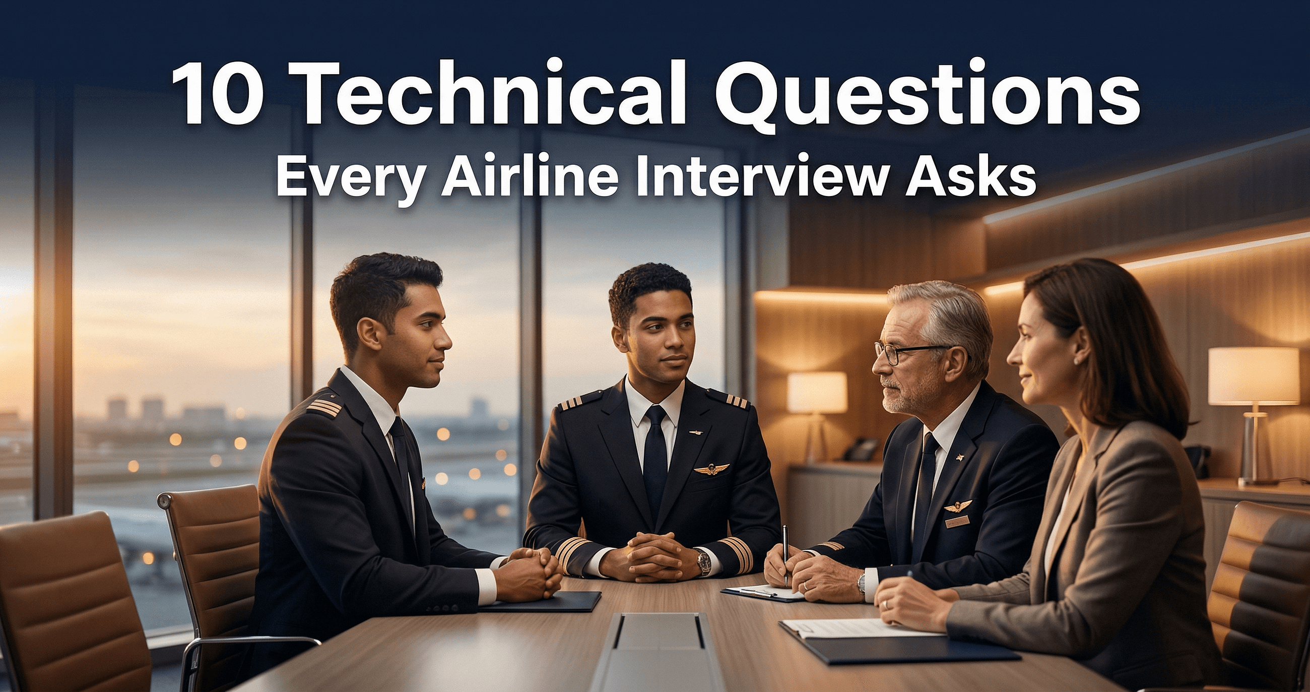 The 10 Most Common Technical Questions in Airline Interviews (With Mod
