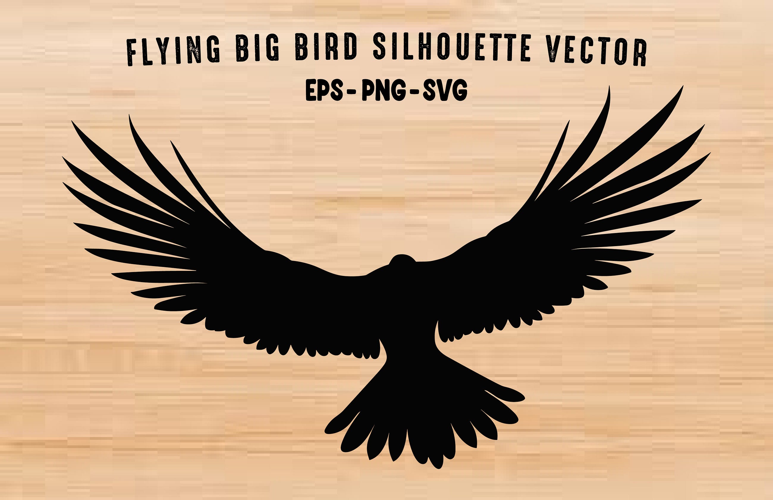 Flying Big Bird Silhouette Clipart Free Free Download
