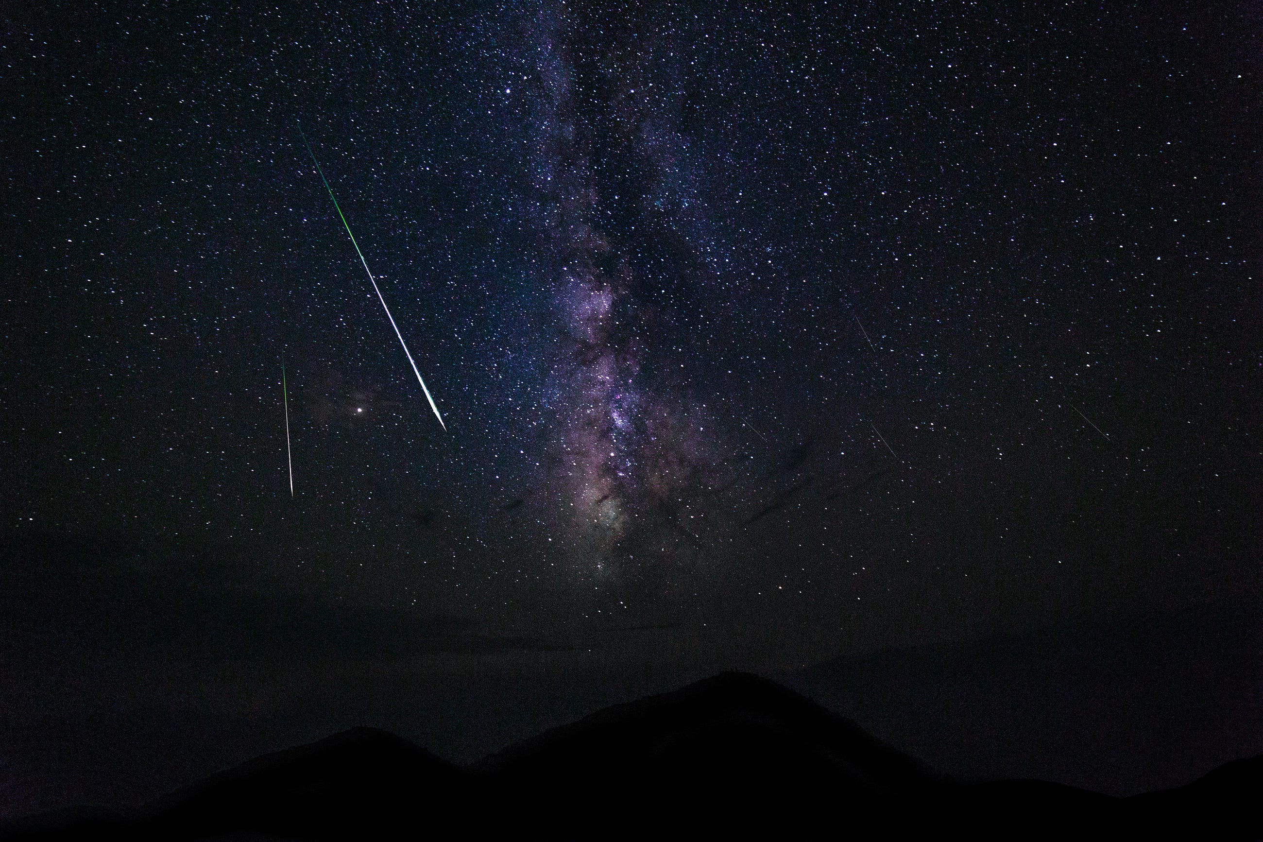 Two meteor showers this week