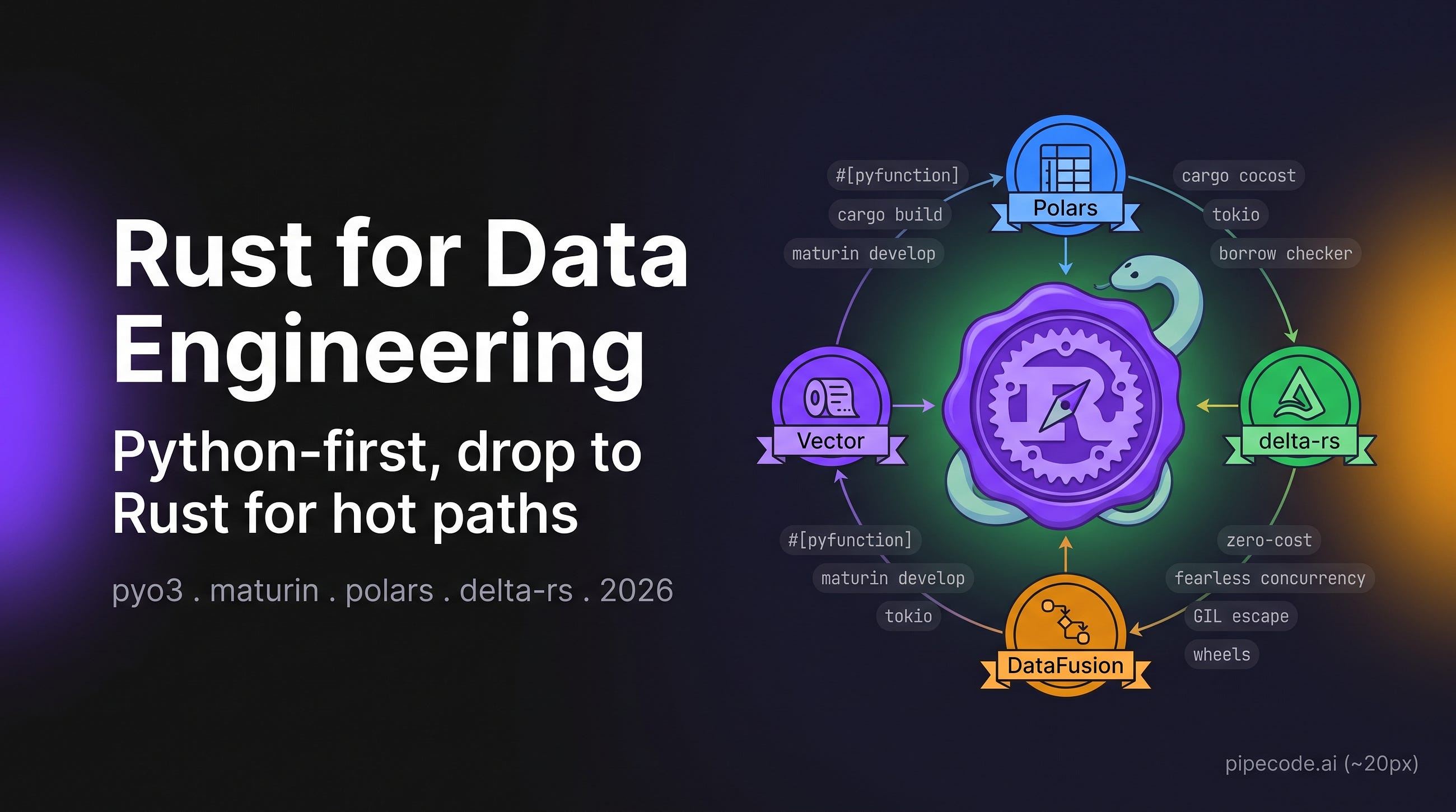 Rust for Data Engineering: When to Reach for a Rust Component in a Python-Heavy Stack