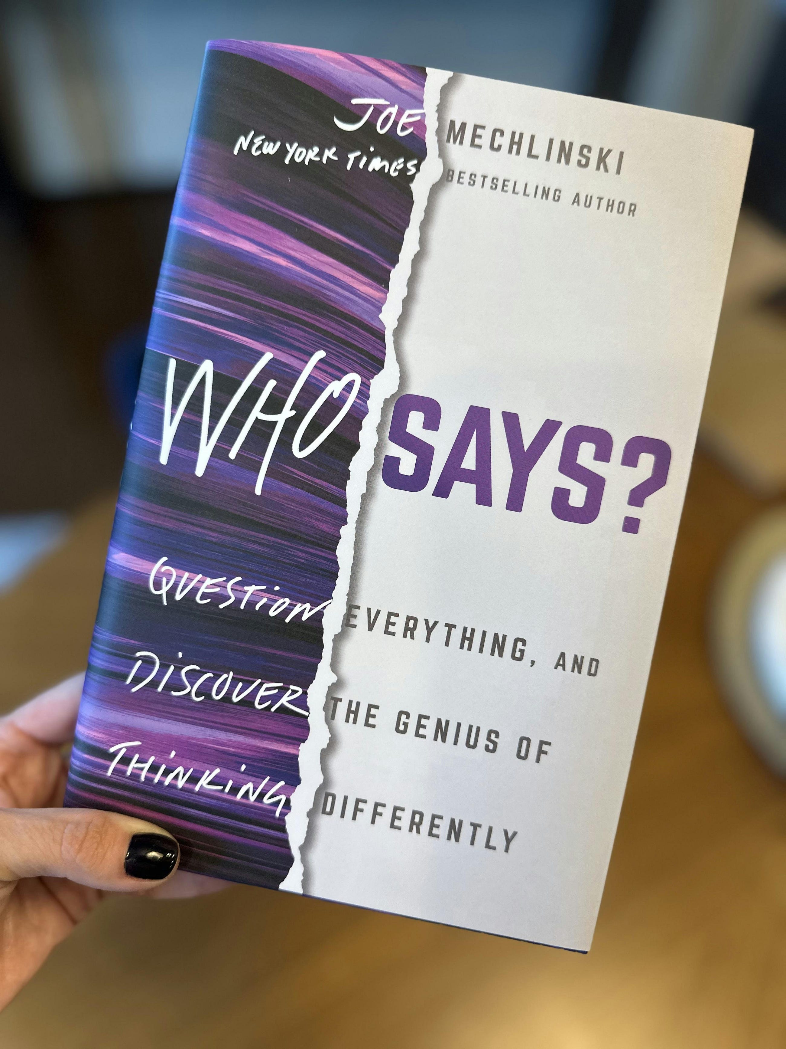 Who Says? — A Book for Underdogs and Rebels