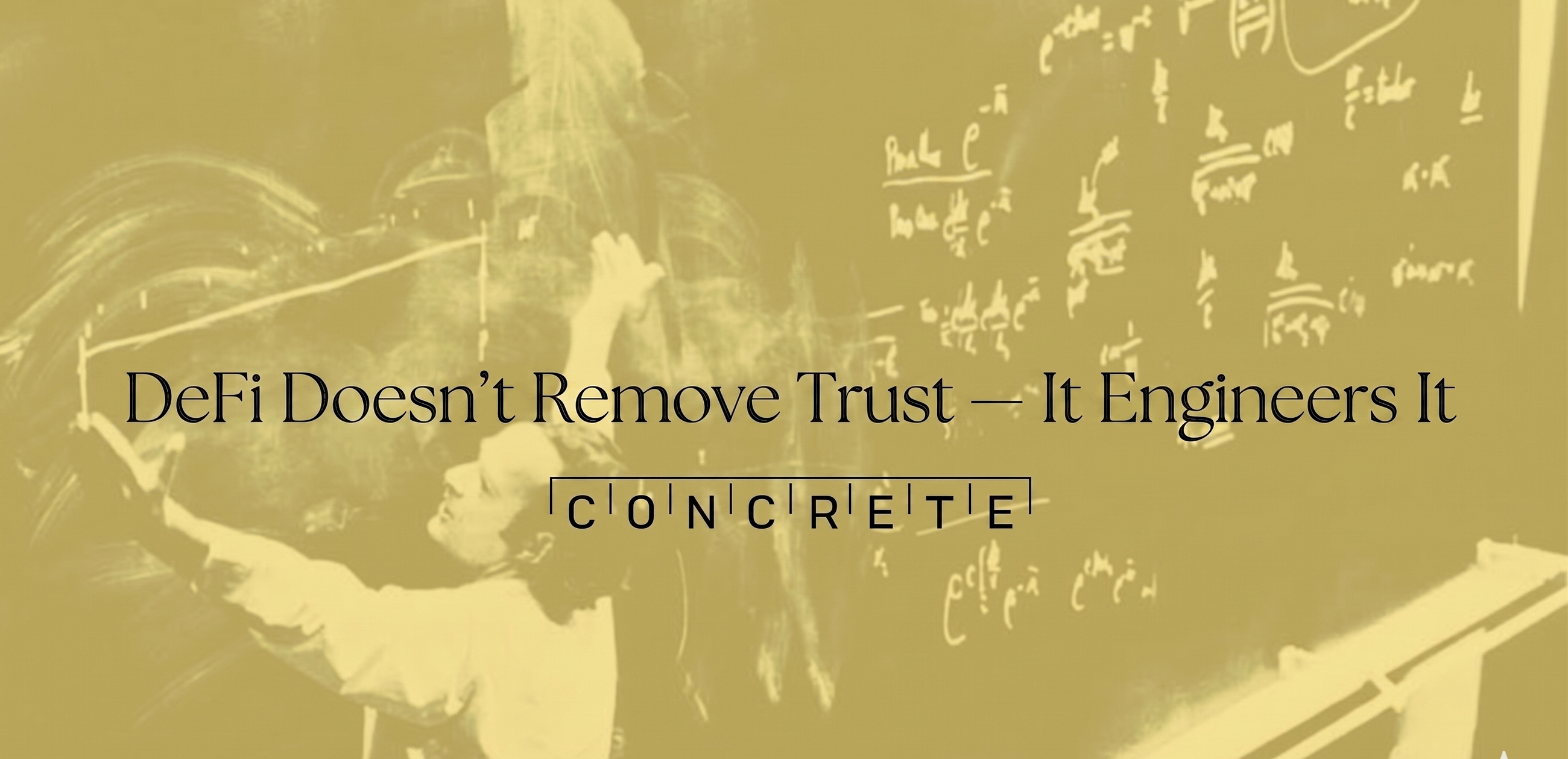 DeFi Doesn’t Remove Trust — It Engineers It