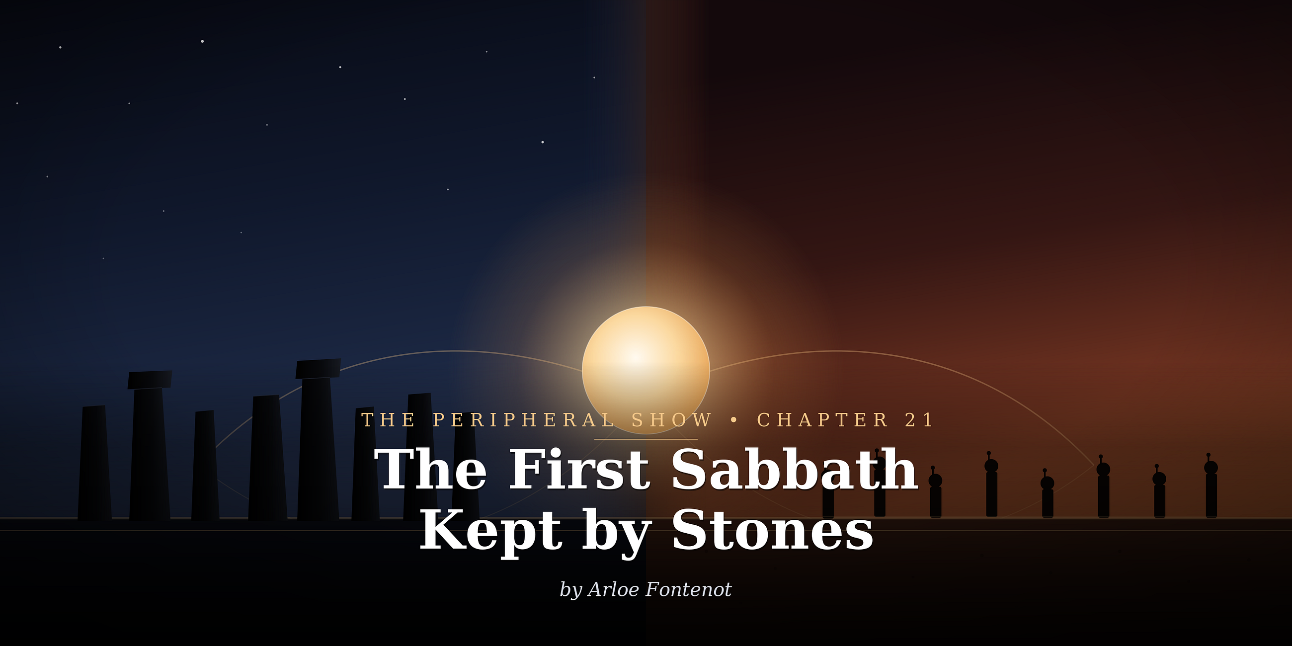 The First Sabbath Kept by Stones