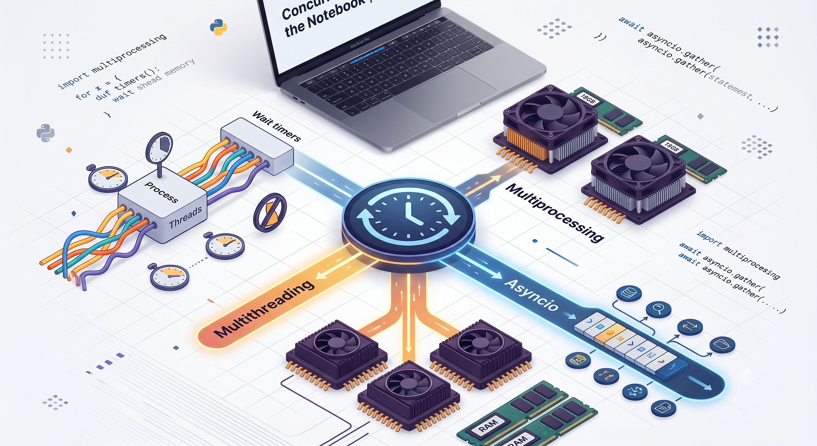 Python’da Concurrency: Multithreading, Multiprocessing ve Asyncio Ne Zaman Kullanılmalı?