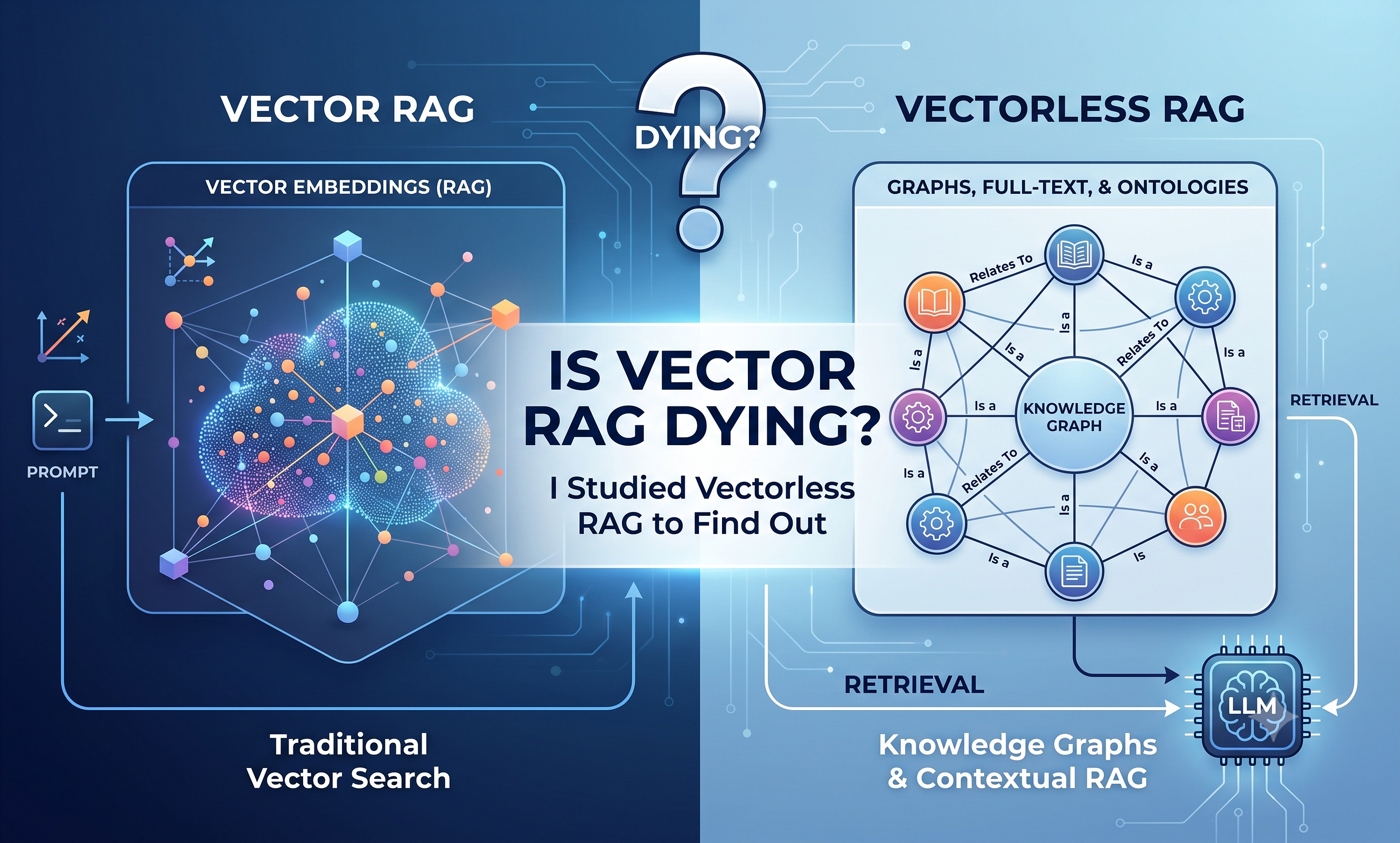 Is Vector RAG Dying? I Studied Vectorless RAG to Find Out