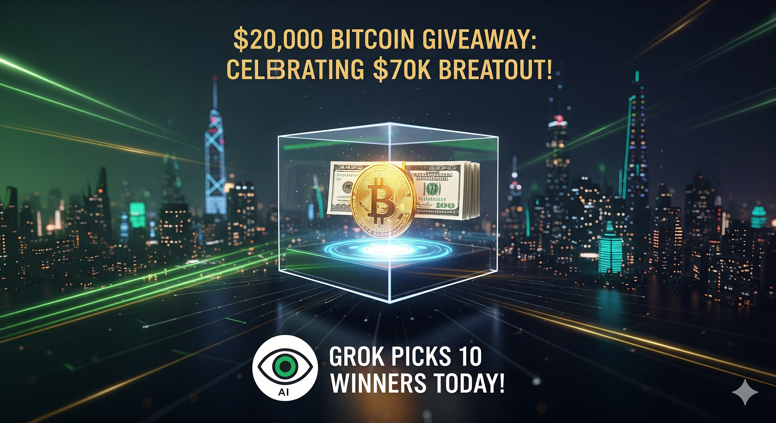 The $20,000 BTC Promise: Celebrating Bitcoin’s Historic $70K Milestone with a Massive Community…