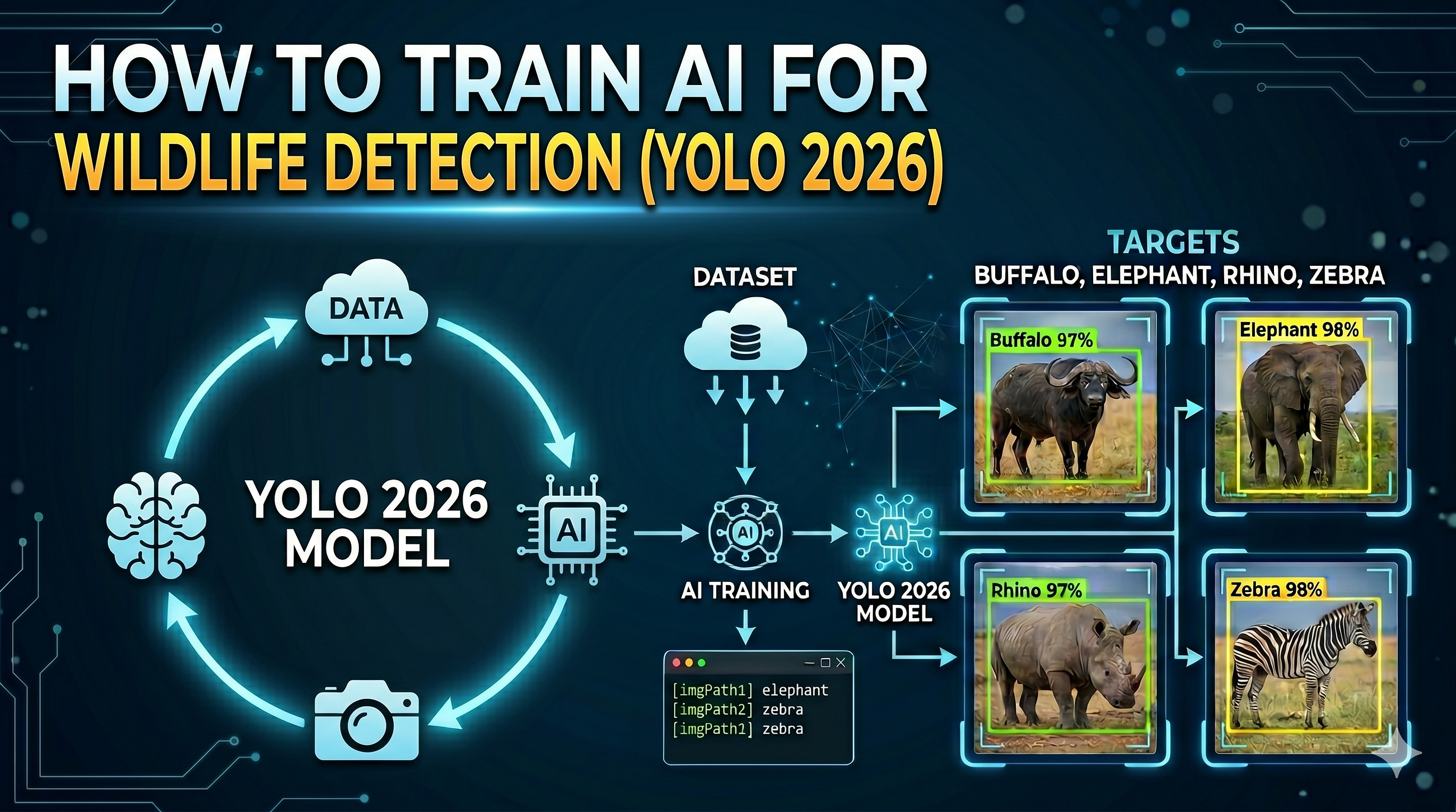 How I Trained a Custom YOLO Model to Spot African Wildlife