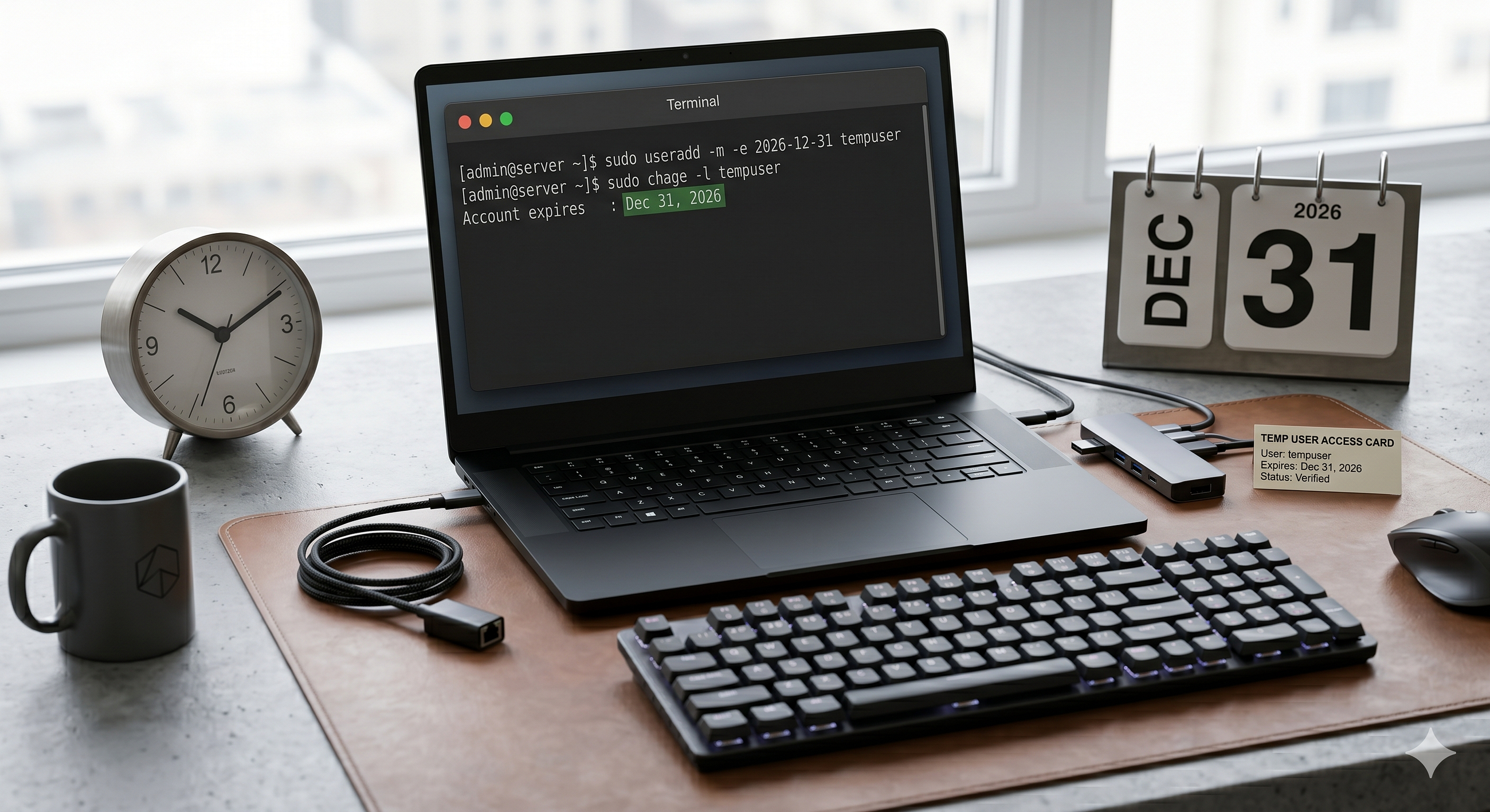 The Sysadmin’s Guide to Creating Temporary Linux Users