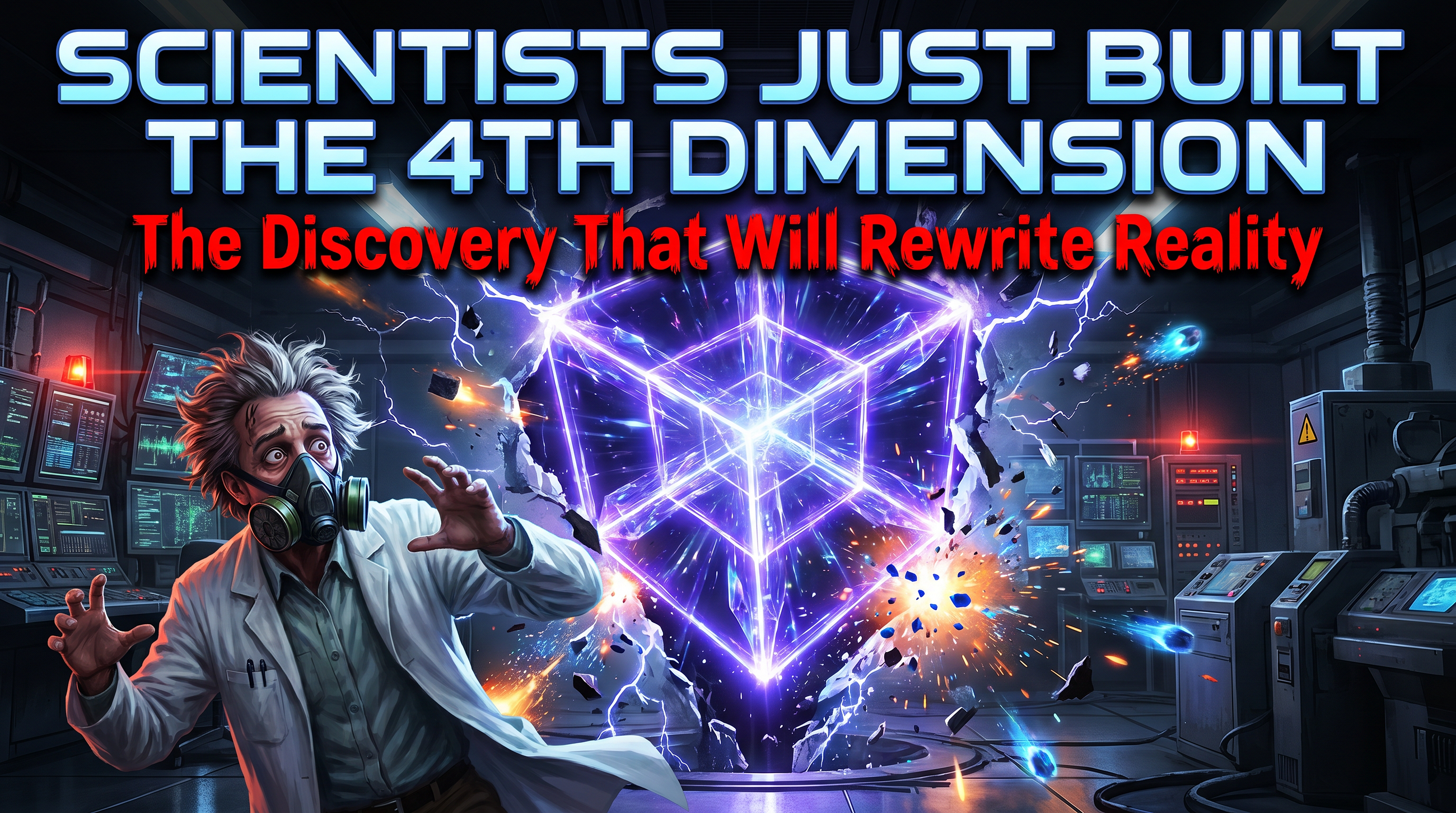 The 4th Dimension Is Now Real (Lab Proof)