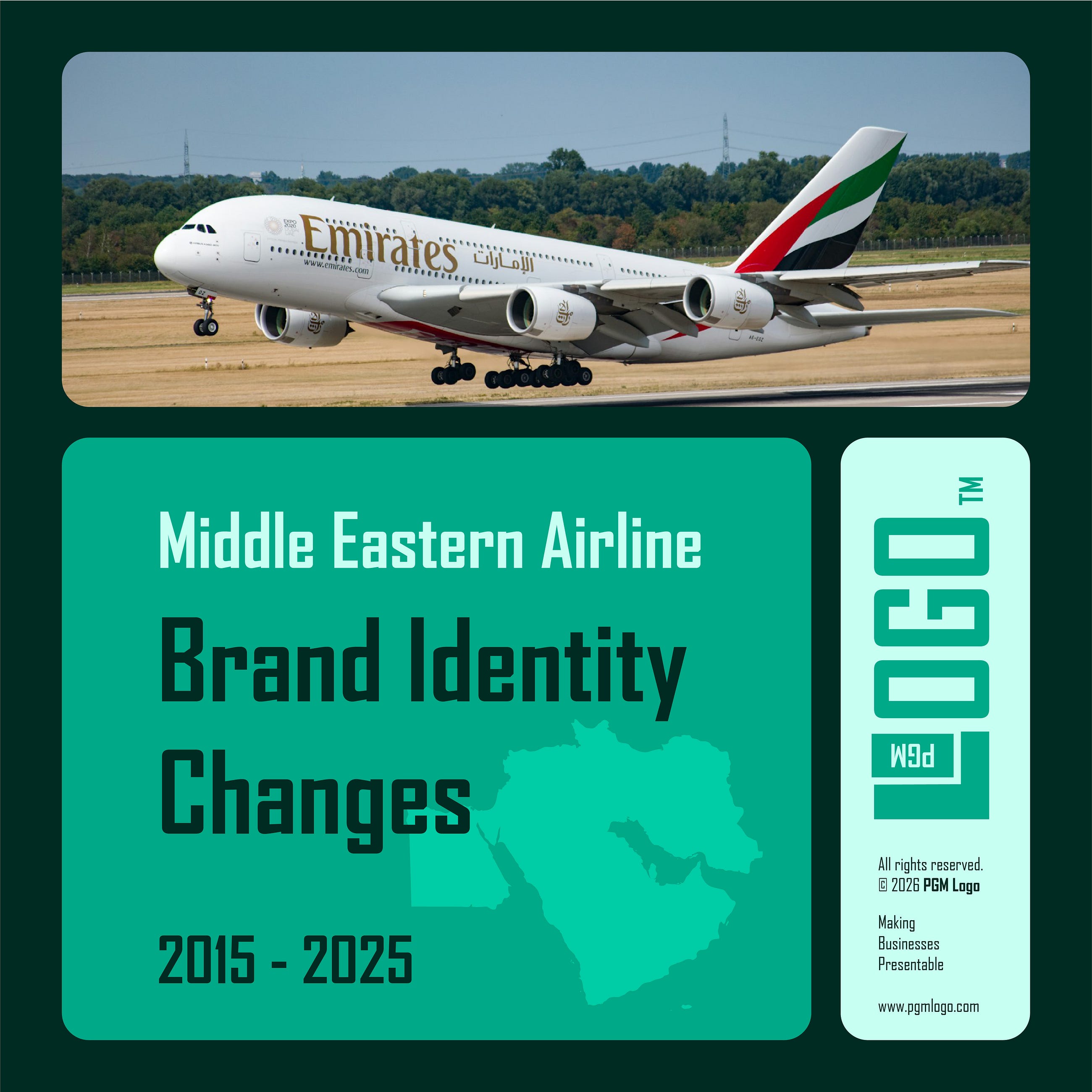 Middle Eastern Airline Brand Identity Changes 2015–2025