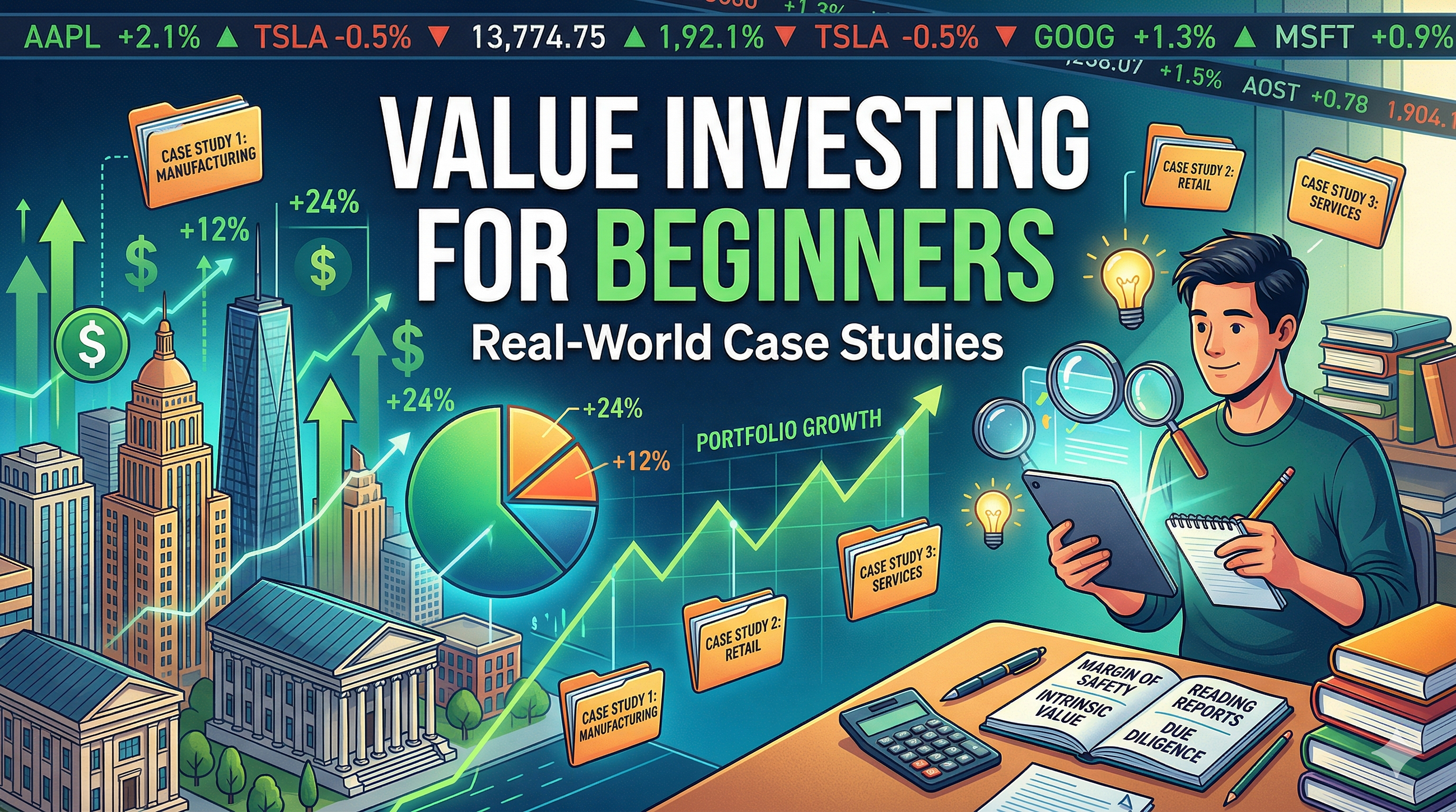 Value Investing for Beginners (Part 4): Real-World Case Studies That Make the Strategy Click