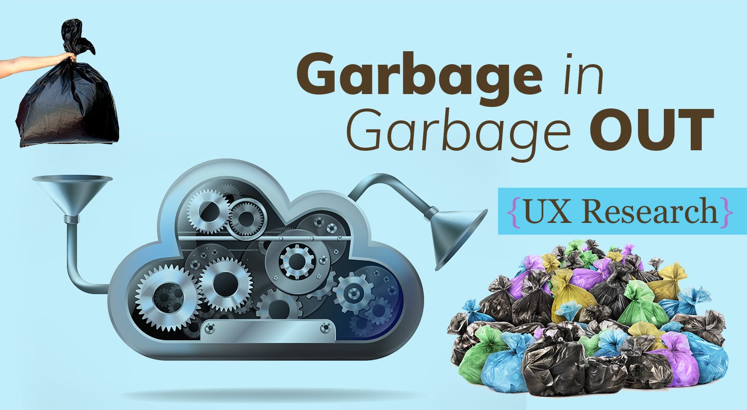 GIGO — Garbage in Garbage out concept for UX Research