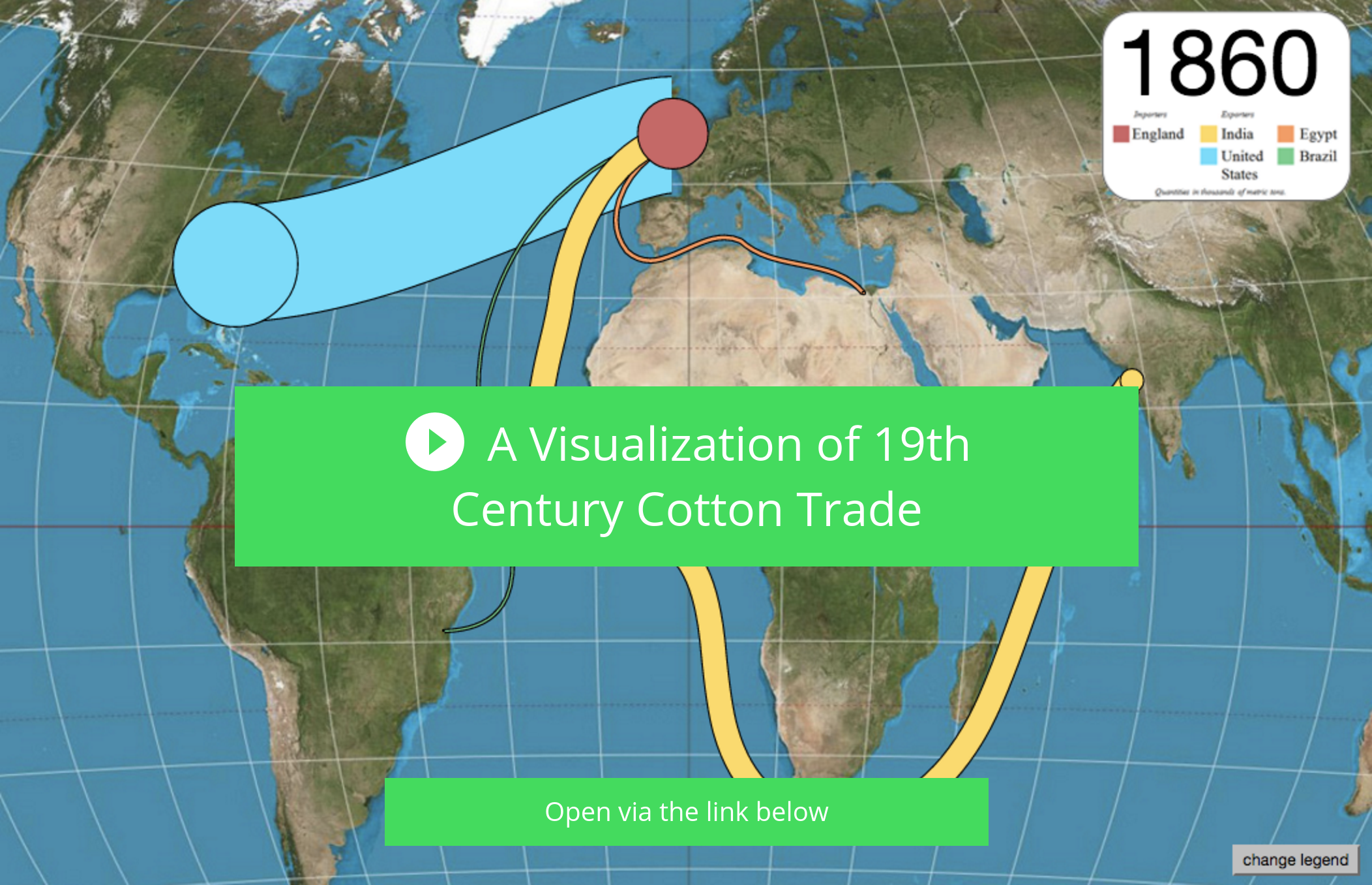 Visualizing 19th Century Cotton Trade Peter Gault