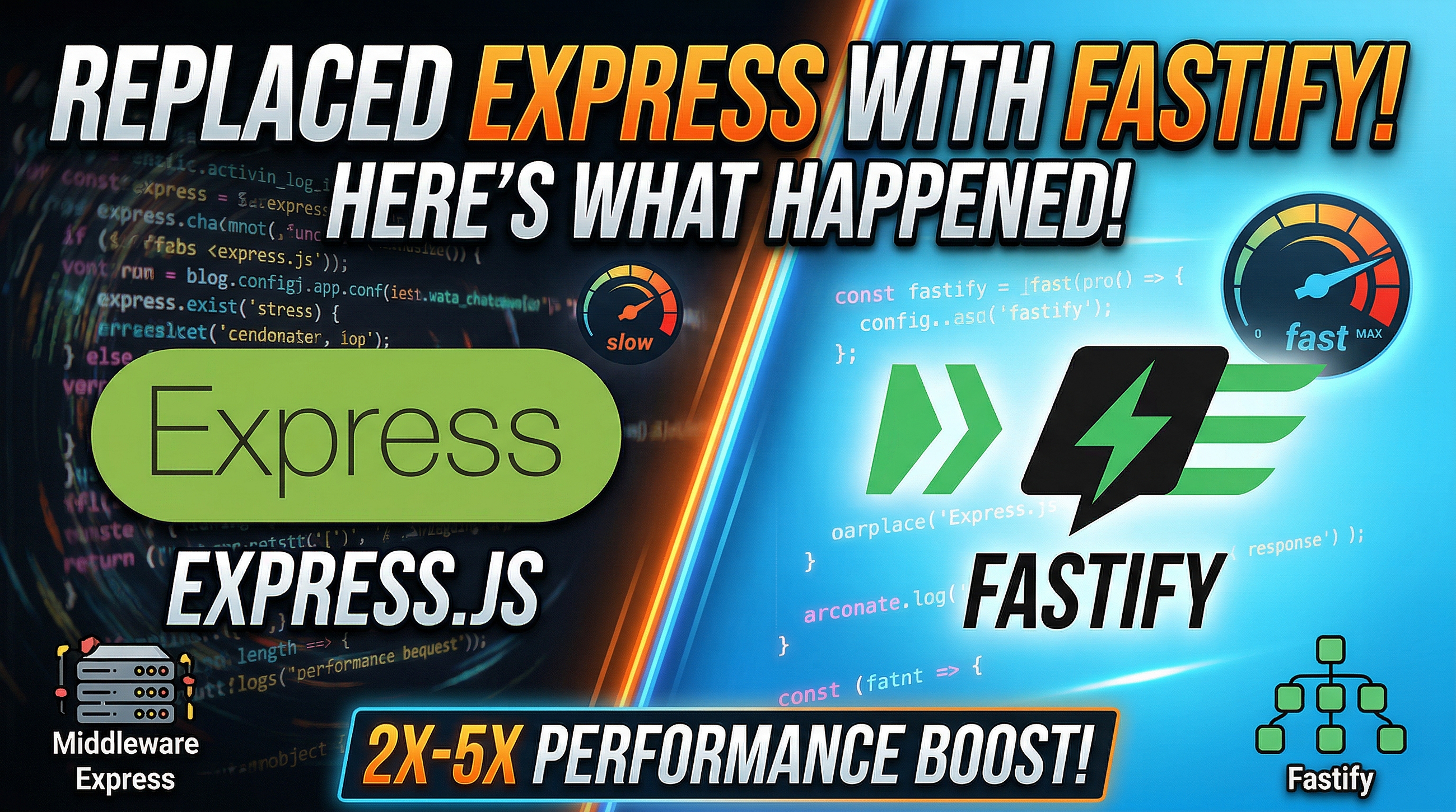 I Replaced My Express.js App With Fastify — Here’s What Happened