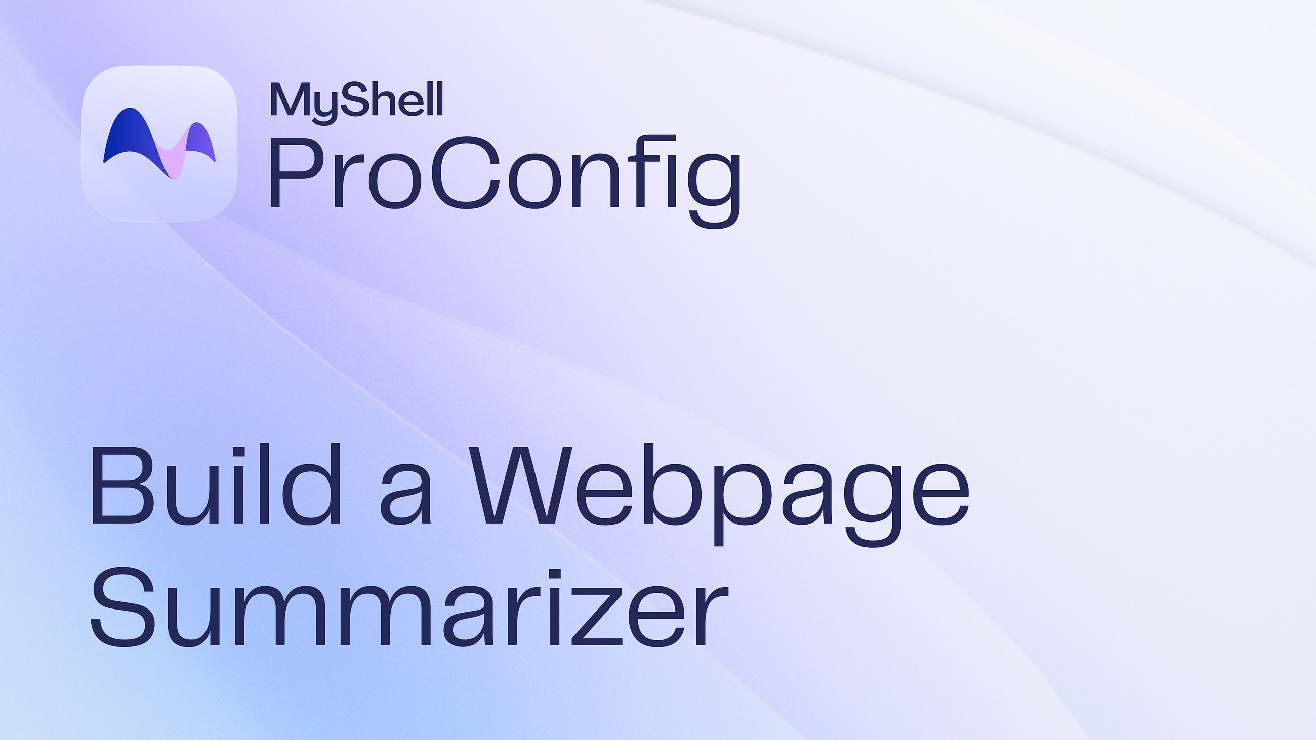 Build a webpage summarizer bot using Crawler widget in Pro Config