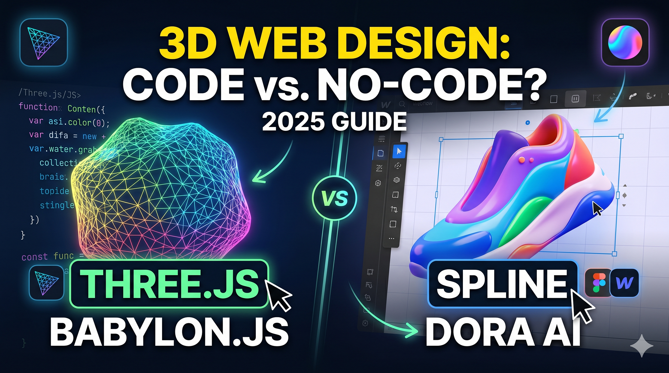 The Complete Guide to 3D Web Design Tools in 2025: From No-Code to Full Framework Control