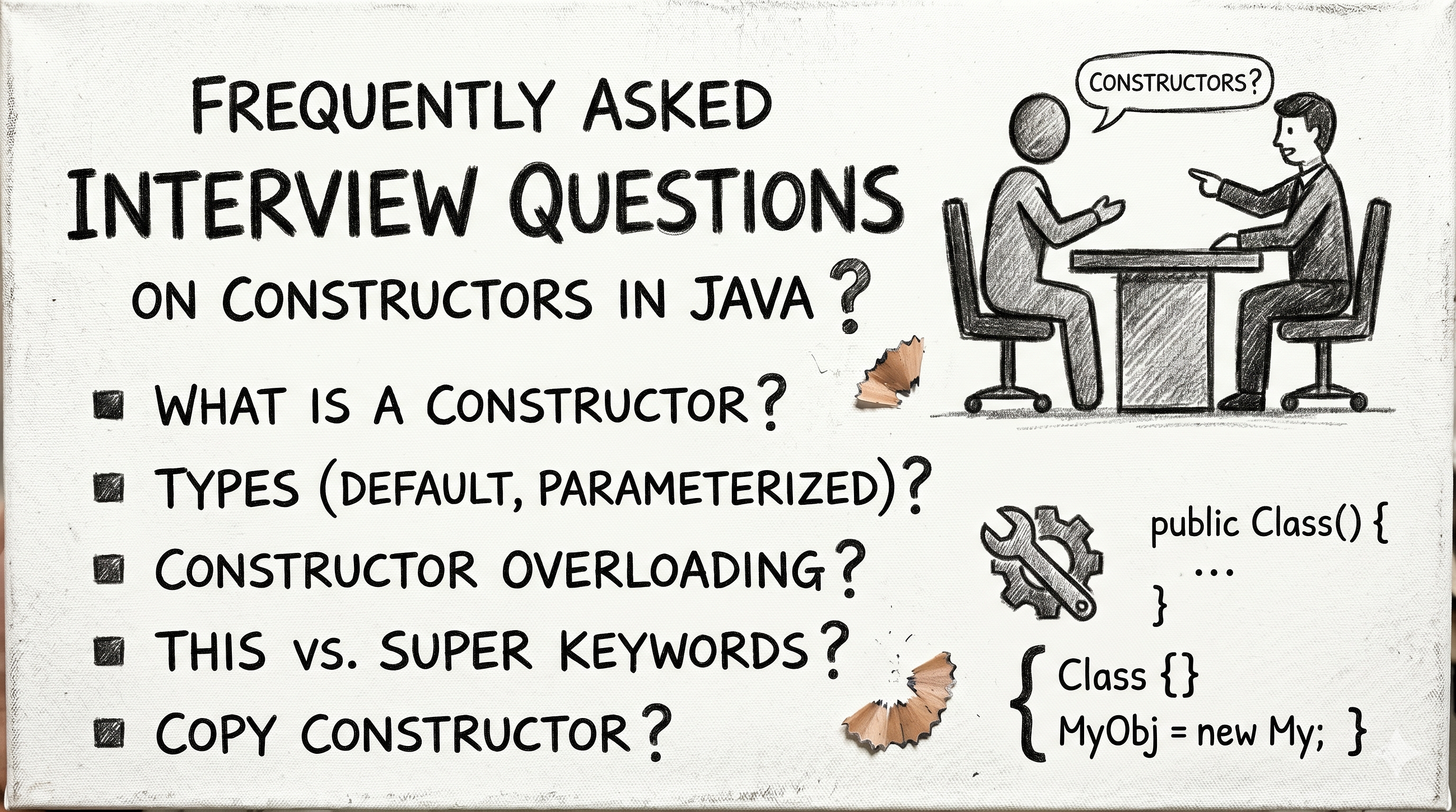 Frequently Asked Interview Questions on Constructors in Java