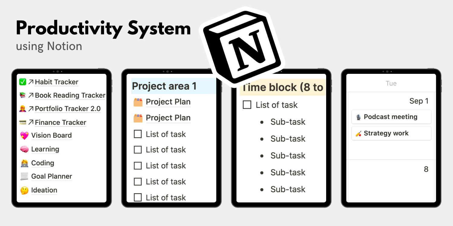 No More Scattered Notes Build A Productivity System Using This Notion Template