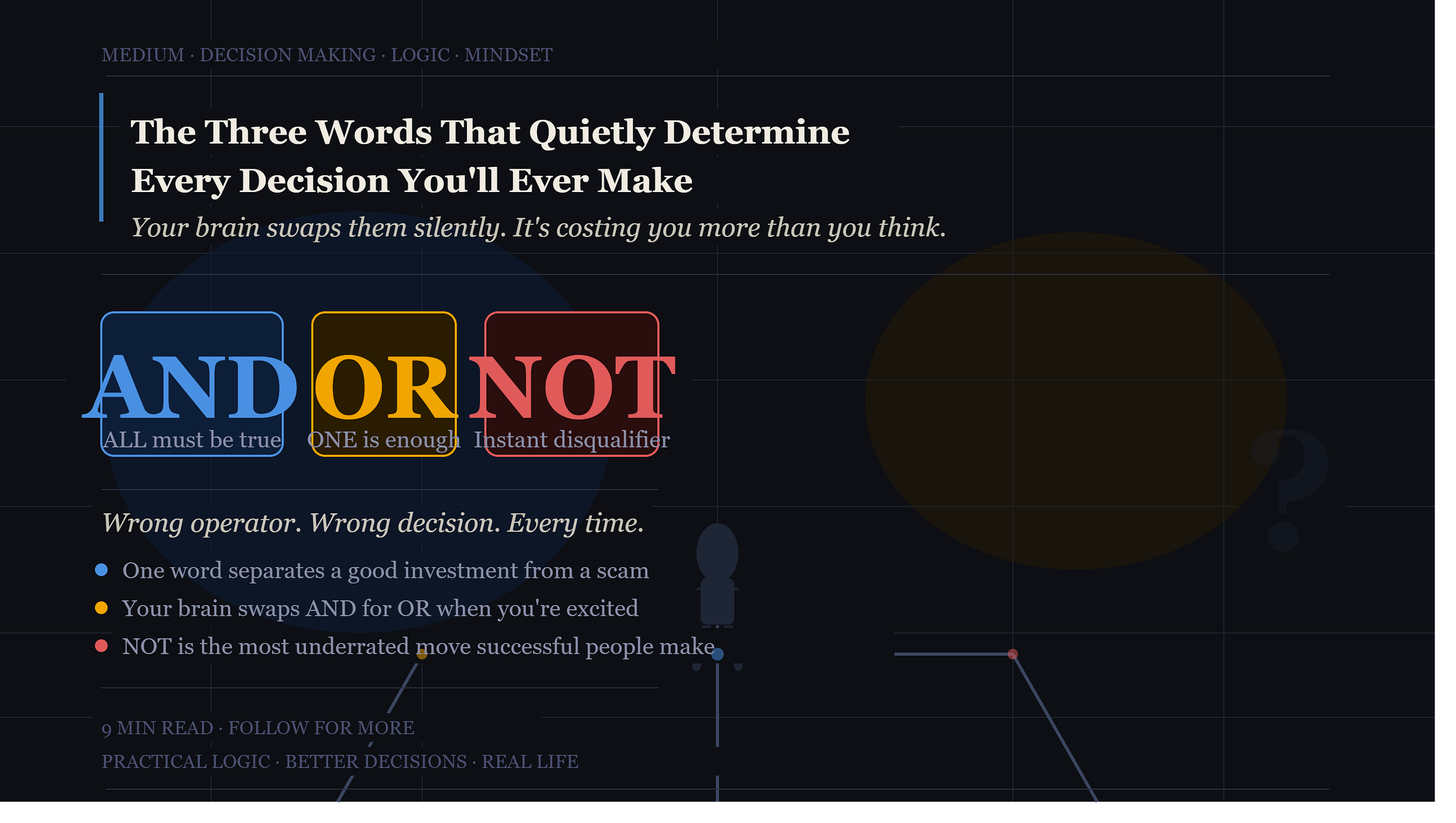 The Three Words That Quietly Determine Every Decision You’ll Ever Make