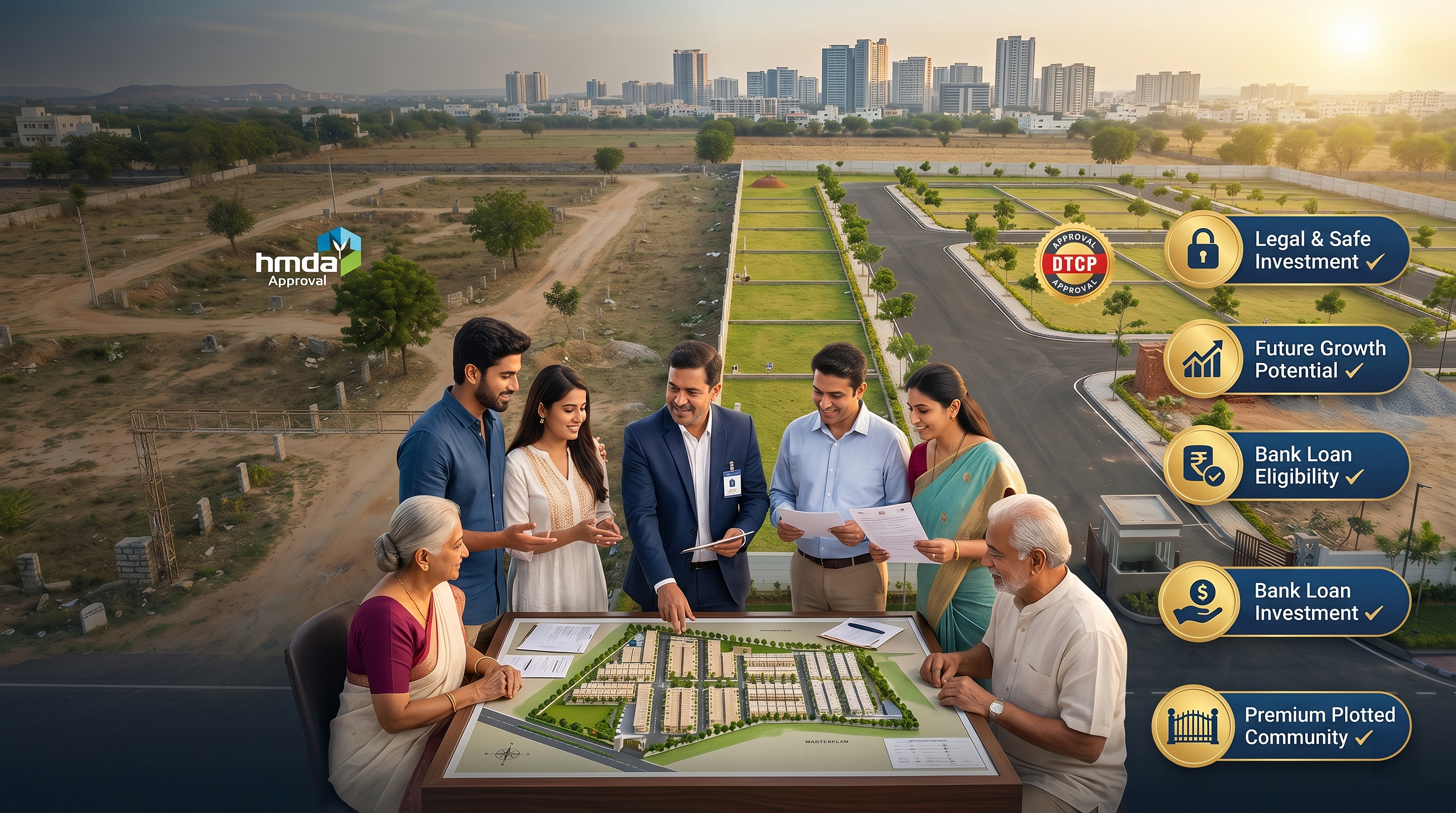 DTCP vs HMDA Approved Plots: What Buyers Must Know