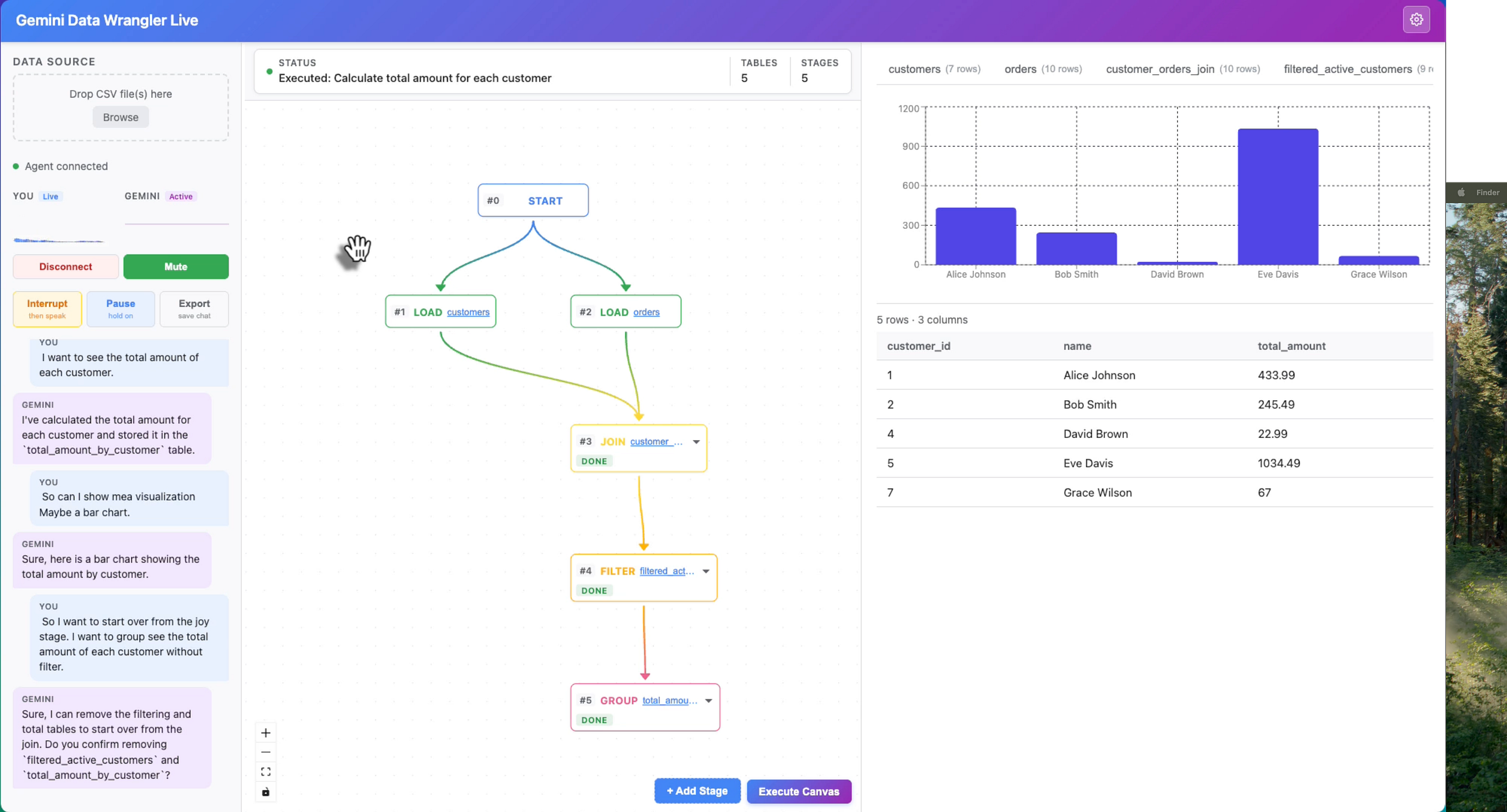 I Built a Voice-First Data Wrangling Agent with Gemini Live API — Here’s What I Learned