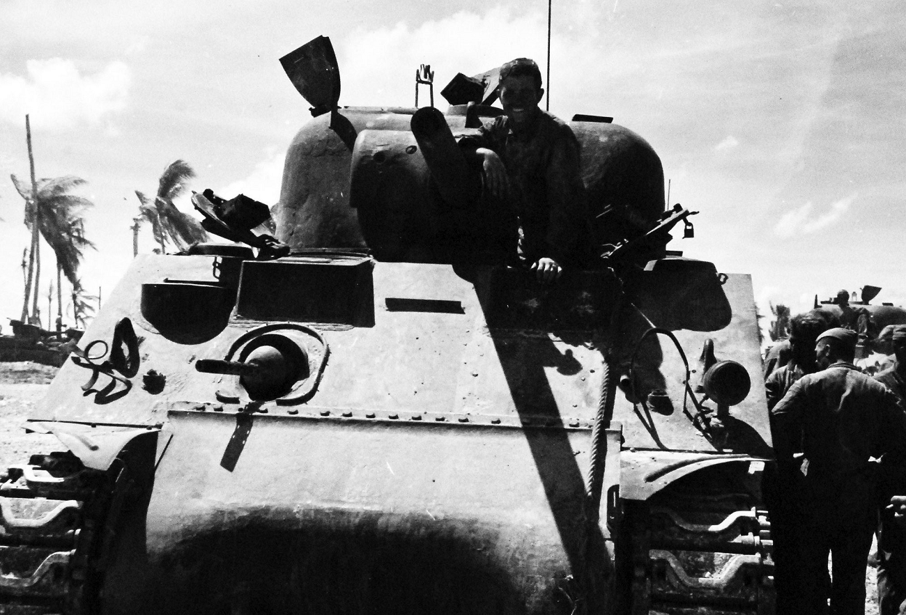 Sherman Tanks Battled Banzai Charges at Tarawa War Is Boring Medium