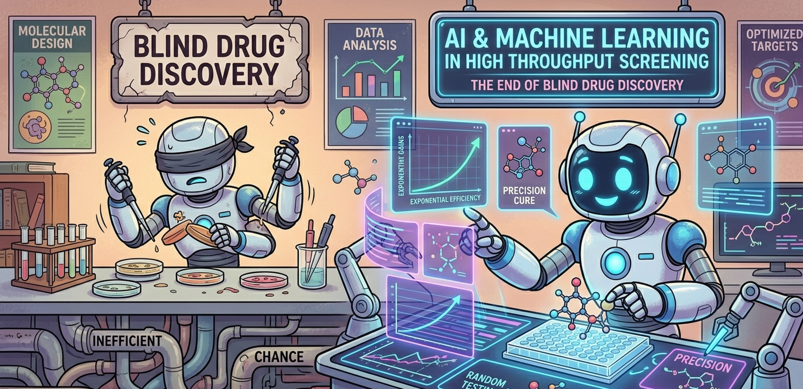 AI and Machine Learning in High Throughput Screening: The End of Blind Drug Discovery