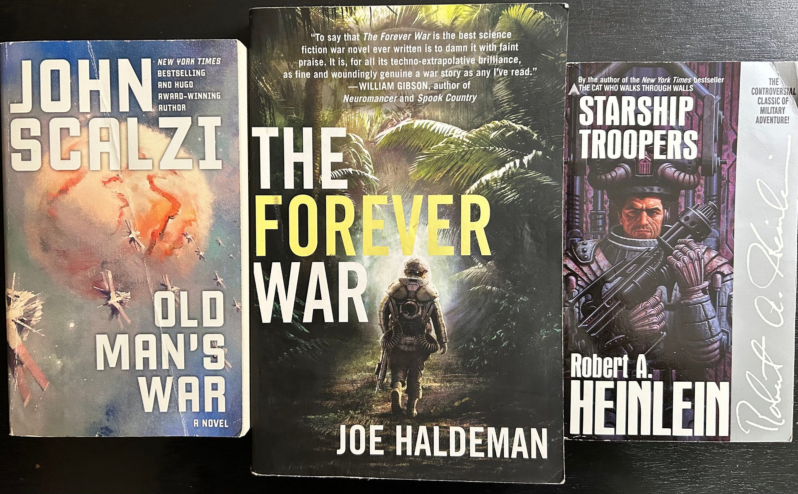 Top Space Mil/Soldier/SpaceMarine Sci-Fi  Meta-analysis of 31 Lists