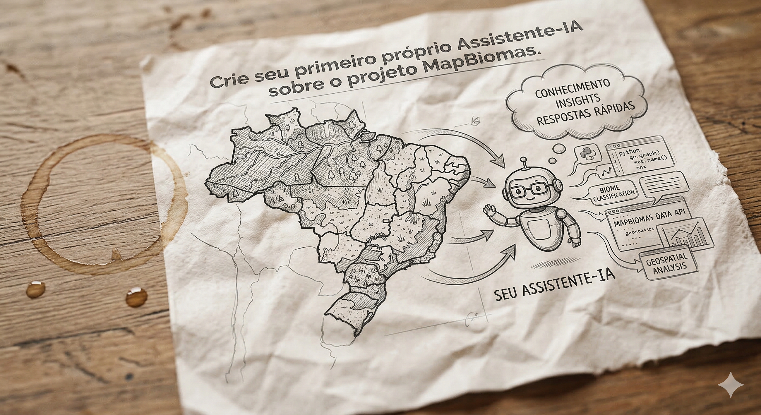 Crie seu primeiro próprio Assistente-IA sobre o projeto mapbiomas: