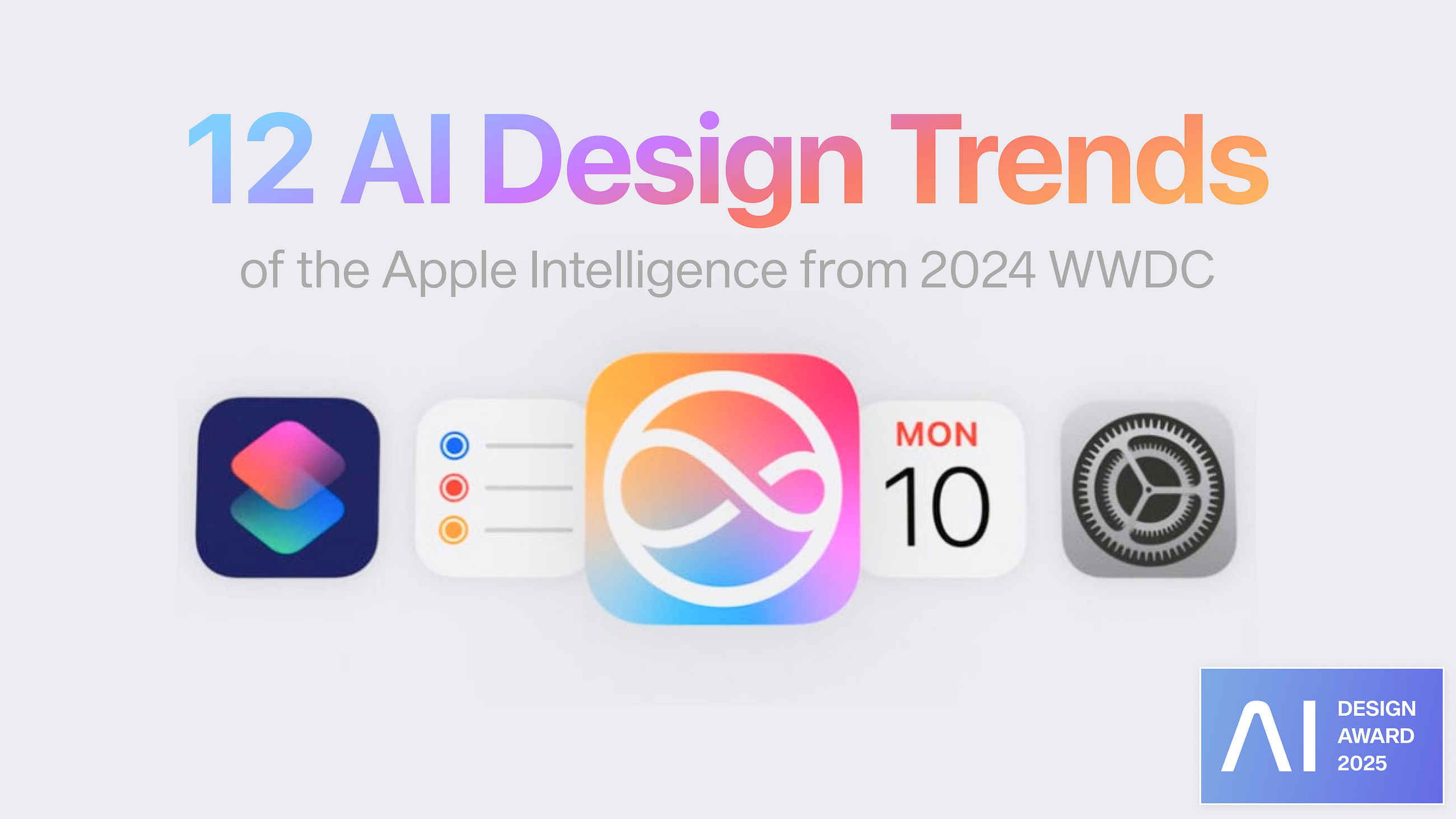 12 AI Design Trends of the 2024 WWDC Apple Intelligence